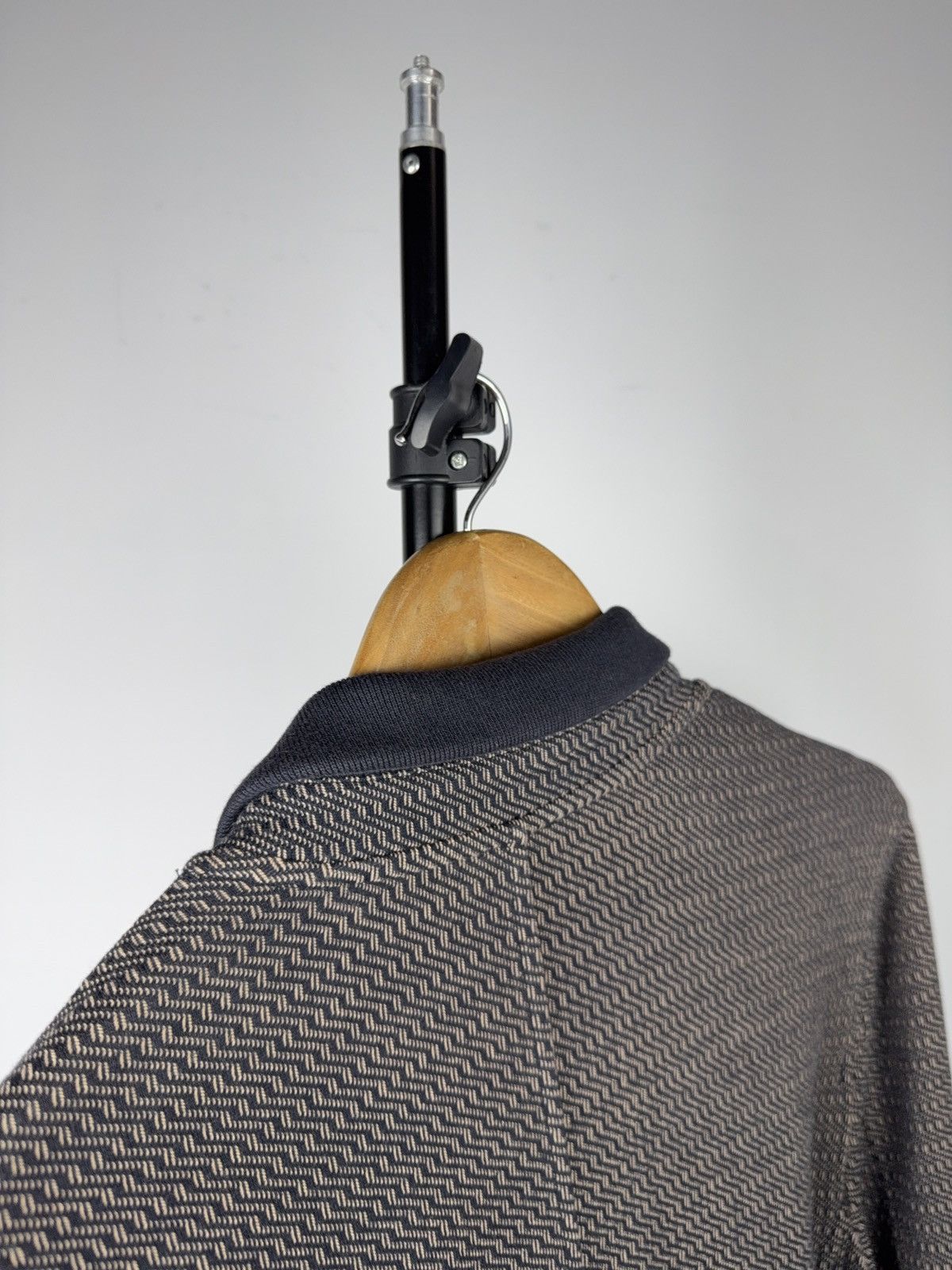 Hugo Boss Luxury 00s Hugo Boss Brown Jersey knit Blazer Jacket Size US L / EU 52-54 / 3 - 14 Thumbnail