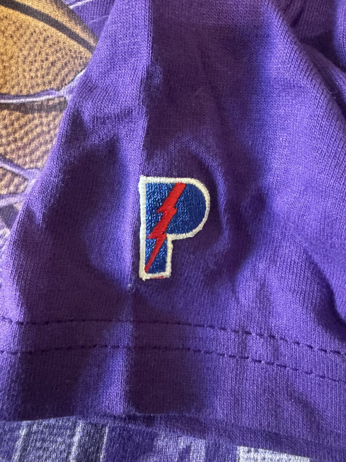 NBA × Pro Player × Vintage Purple vintage 90s Los Angeles Lakers tee Size US XL / EU 56 / 4 - 4 Thumbnail