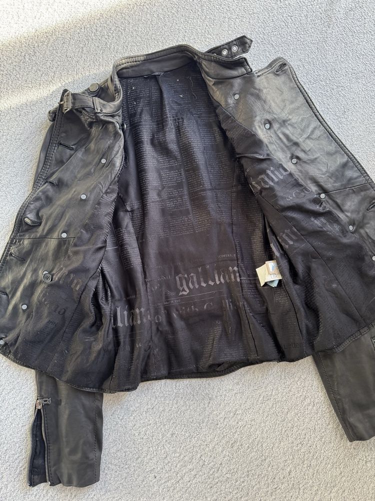 John Galliano John Galliano Leather Jacket Size S / US 4 / IT 40 - 4 Thumbnail