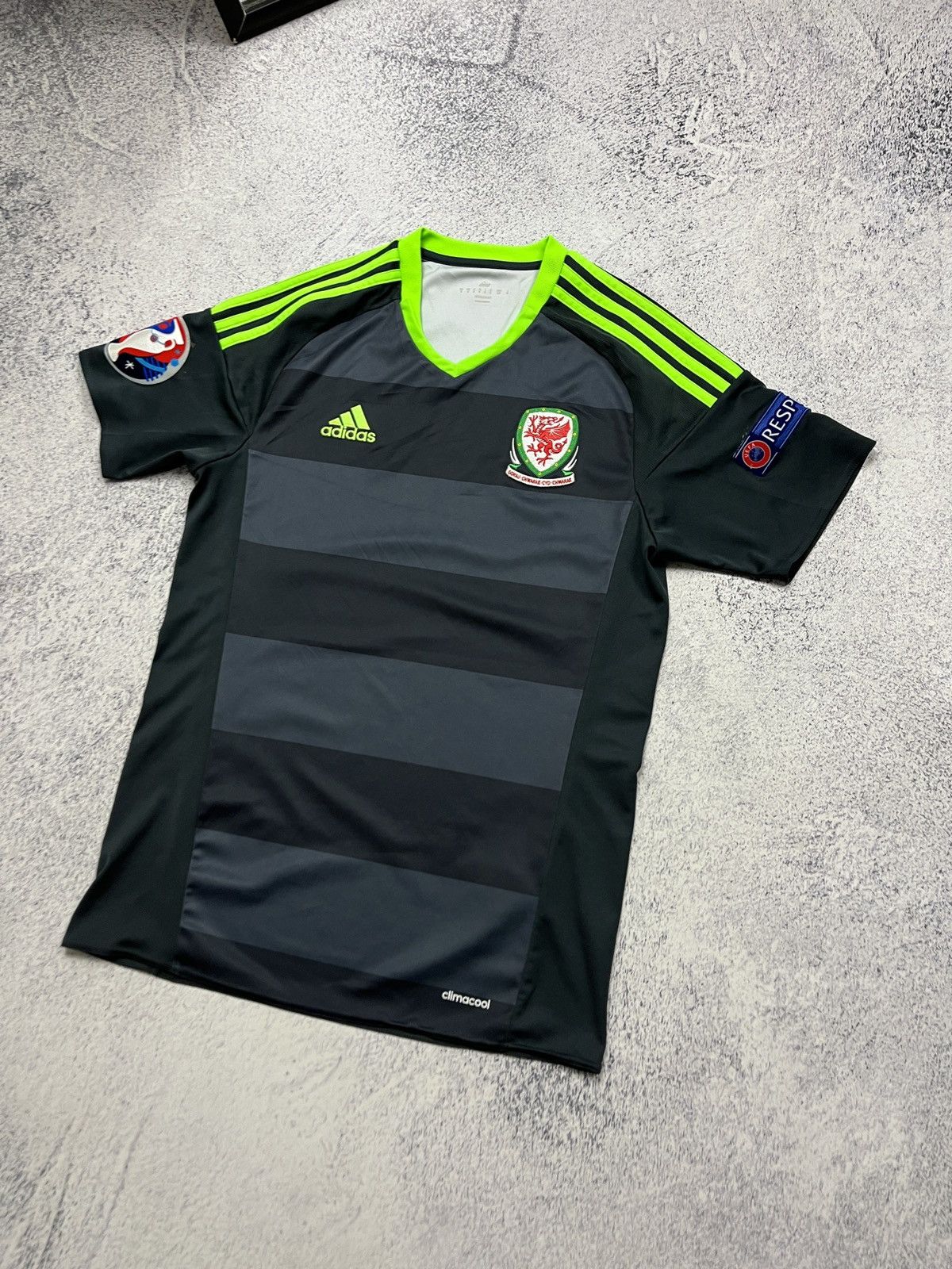 Adidas Adidas Wales Team 2016-2017 Home Football Soccer Jersey Y2K Size US S / EU 44-46 / 1 - 3 Thumbnail