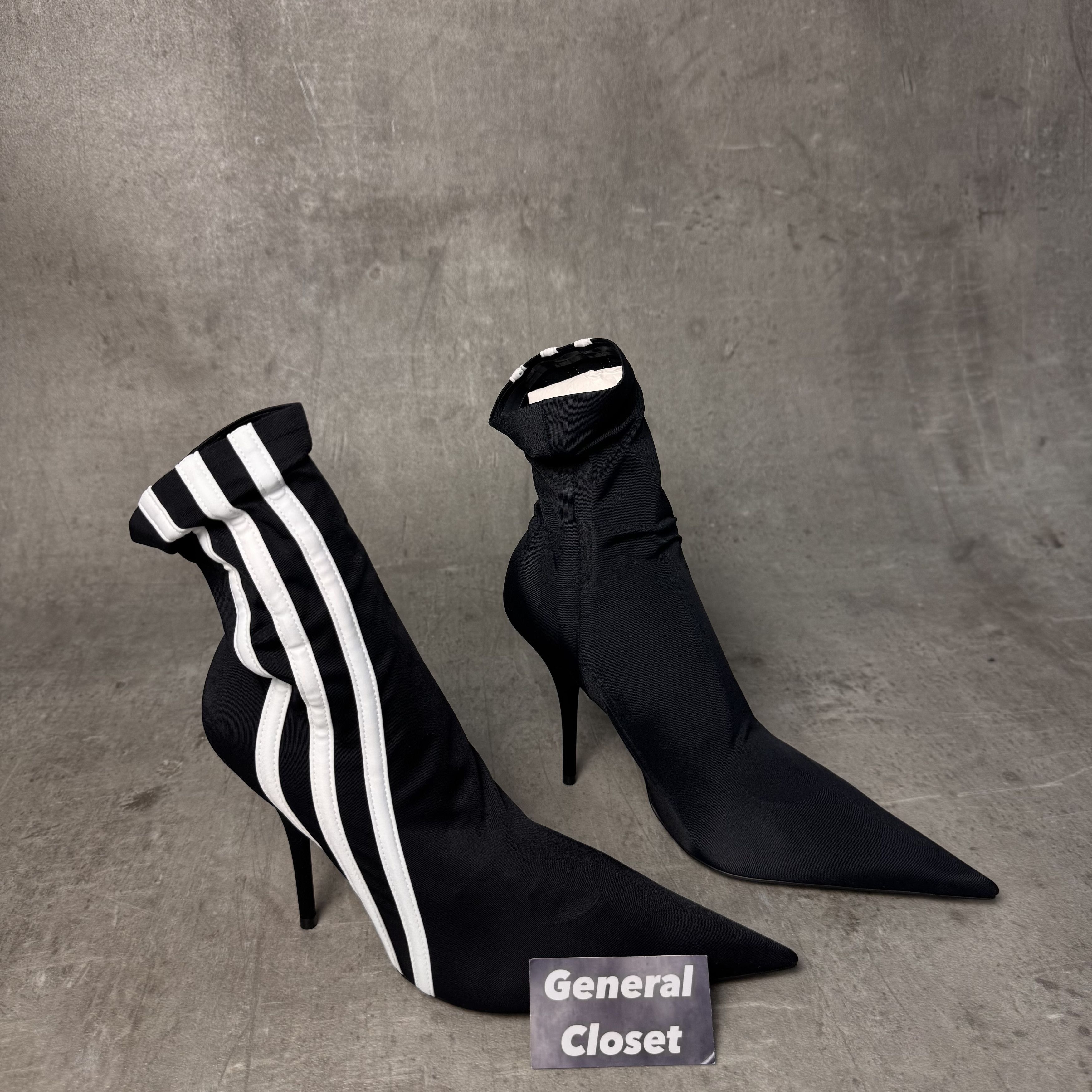 Adidas × Balenciaga BALENCIAGA x ADIDAS Knife Booties Black Size EU37 Size US 7 / IT 37 - 2 Thumbnail