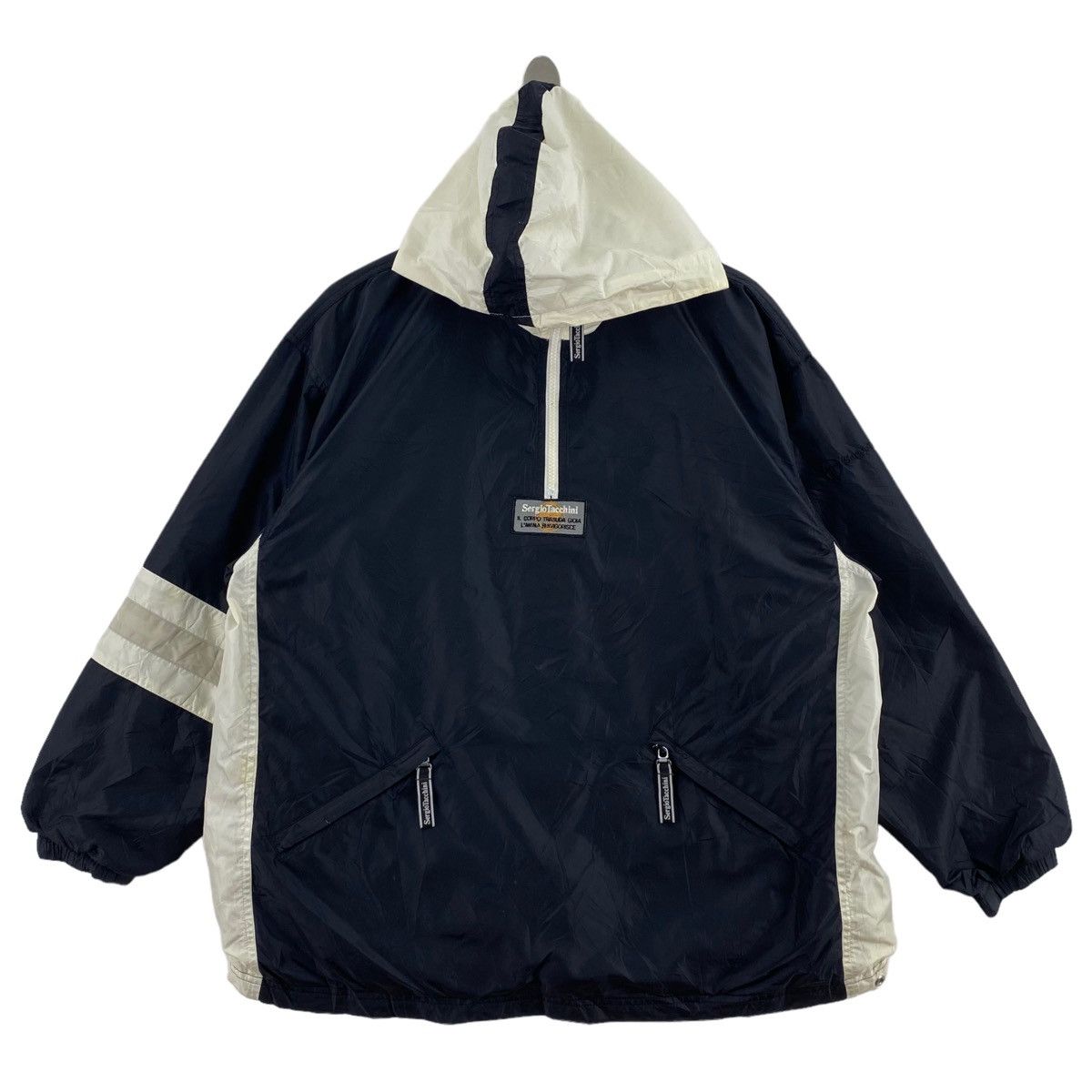 Sergio Tacchini SERGIO TACCHINI Sportswear Hooded Windbreaker Coach Jacket Size US M / EU 48-50 / 2 - 1 Thumbnail