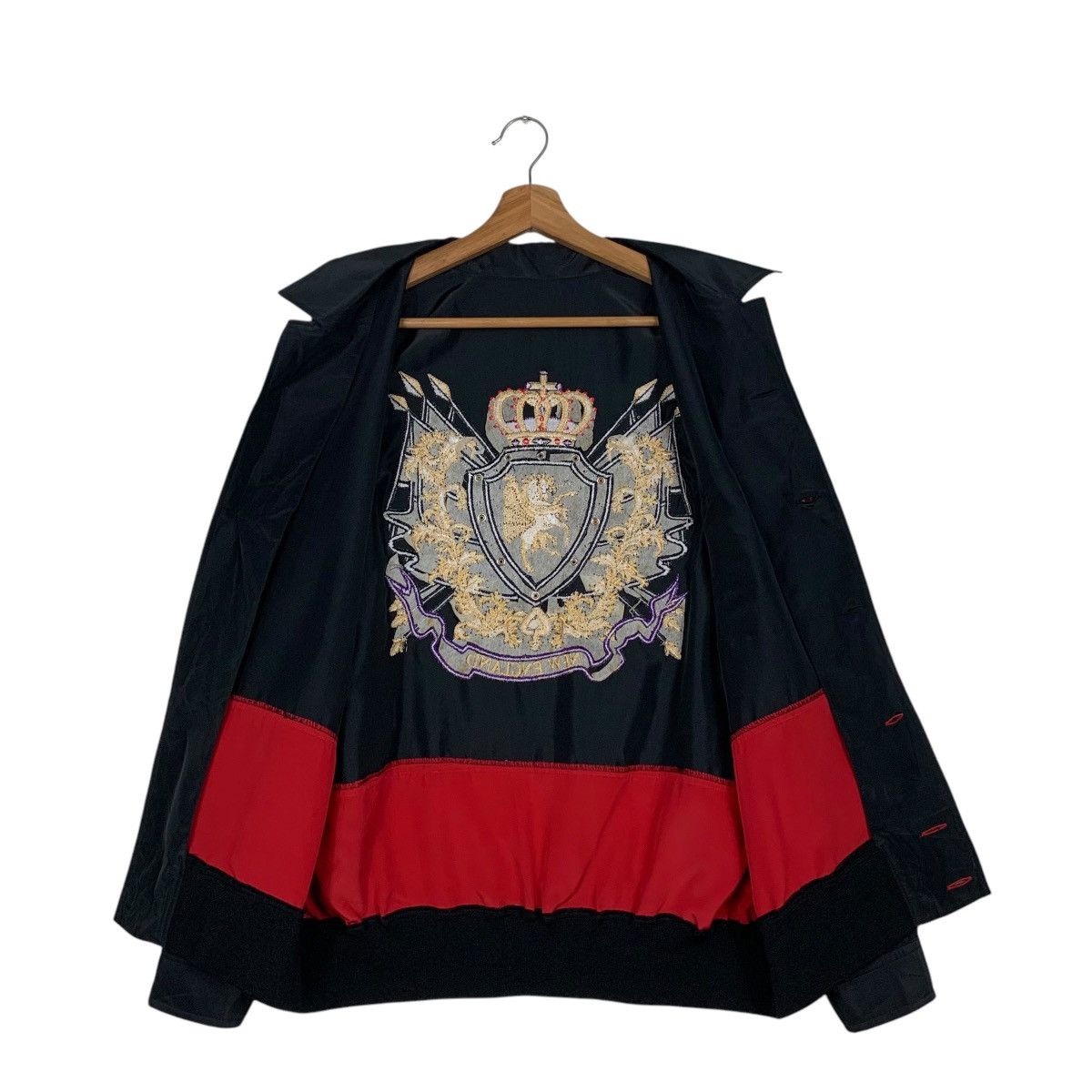 Japanese Brand NEW ENGLAND Embroidery Big Logo Button Jacket #2035-C88 Size US L / EU 52-54 / 3 - 12 Thumbnail