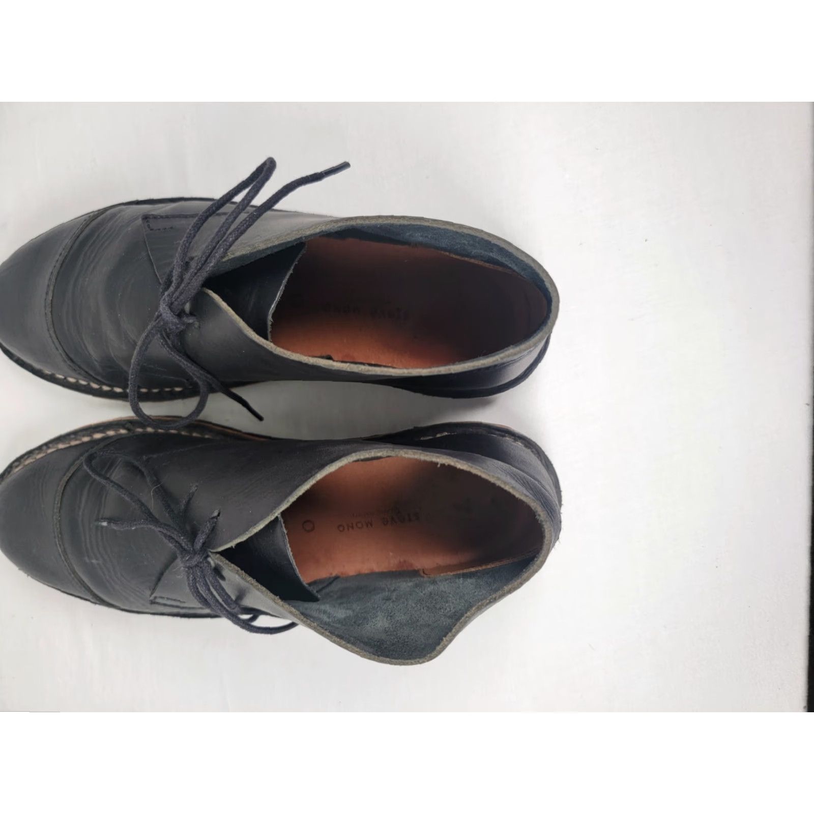 Vintage Steve Mono Boot Men 7.5 M Black Leather Hand Crafted Ankle Bootie Size US 8 / EU 41 - 7 Thumbnail