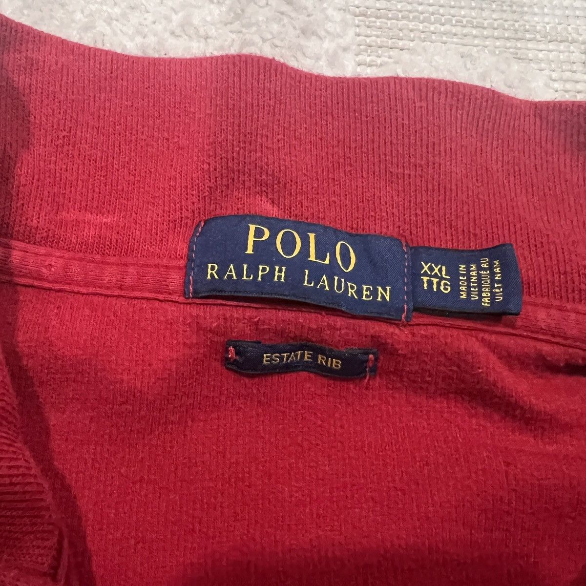 Polo Ralph Lauren Polo Ralph Lauren Red Quarter Zip Size US XXL / EU 58 / 5 - 4 Thumbnail