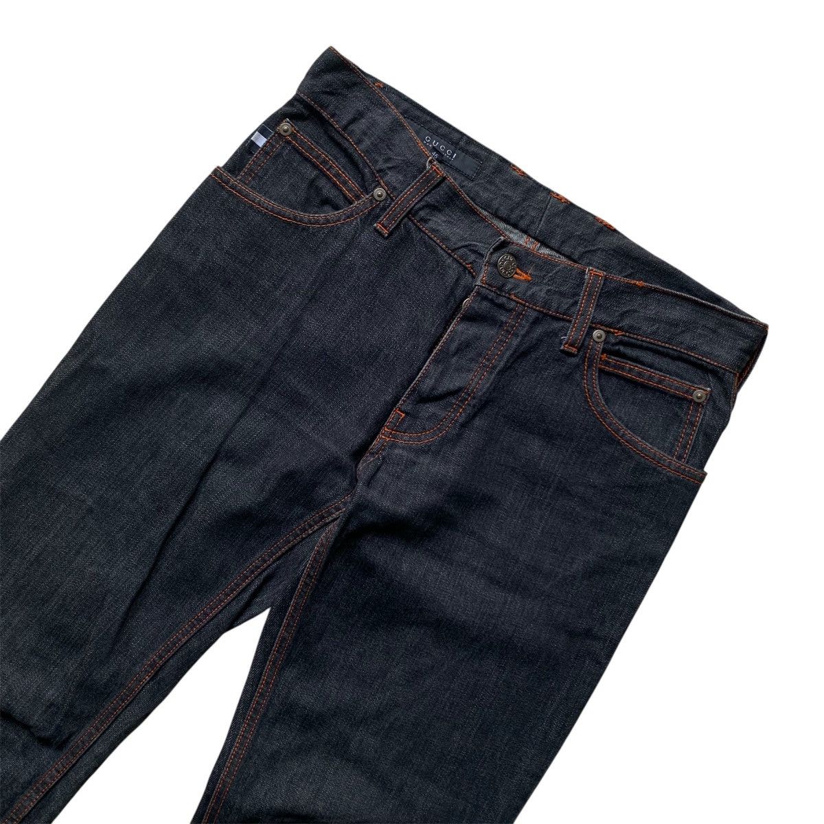 Gucci Gucci jeans with zippered pockets on the back Size US 29 - 3 Thumbnail