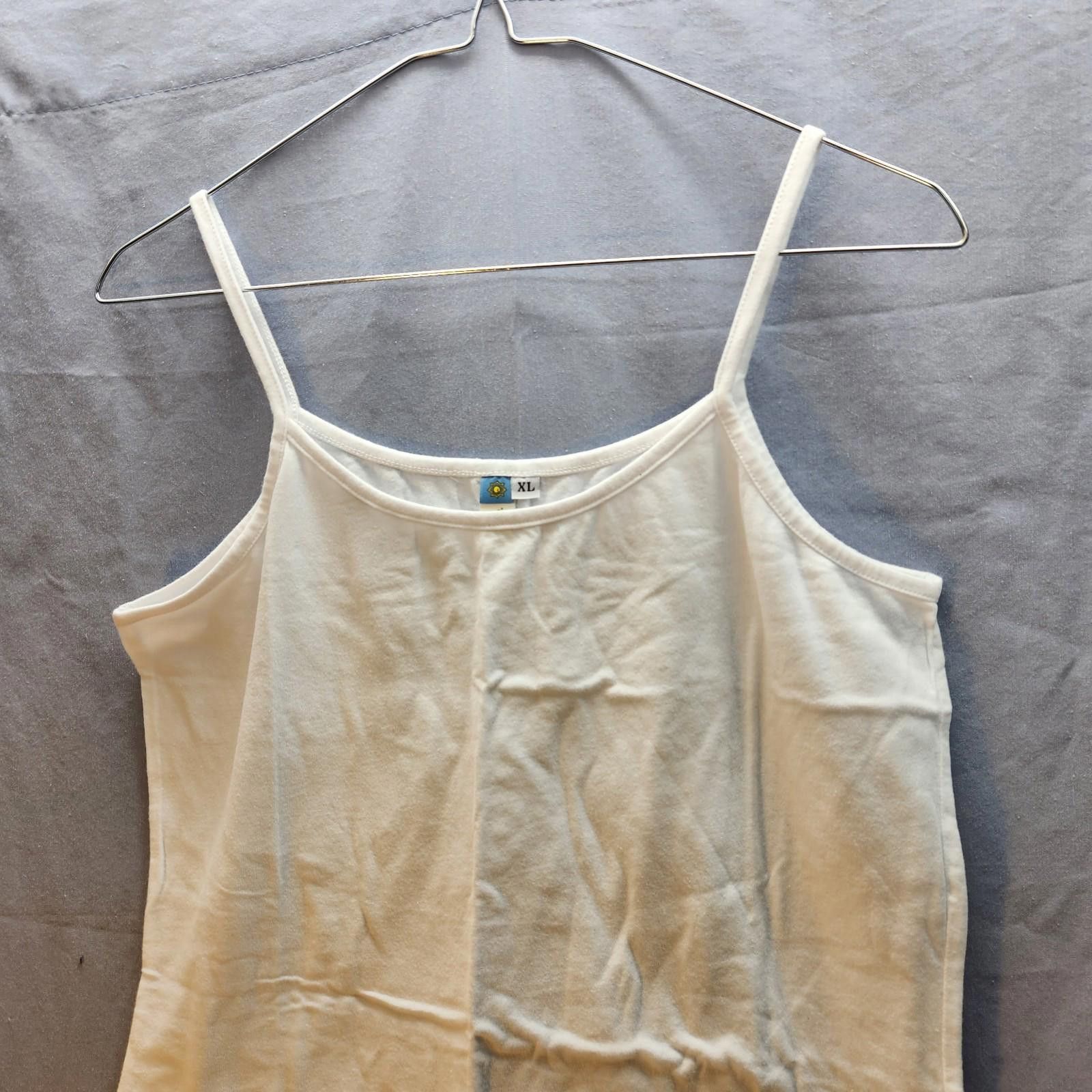 Designer Sahalie White Tank Top Size XL Size XL / US 12-14 / IT 48-50 - 2 Thumbnail