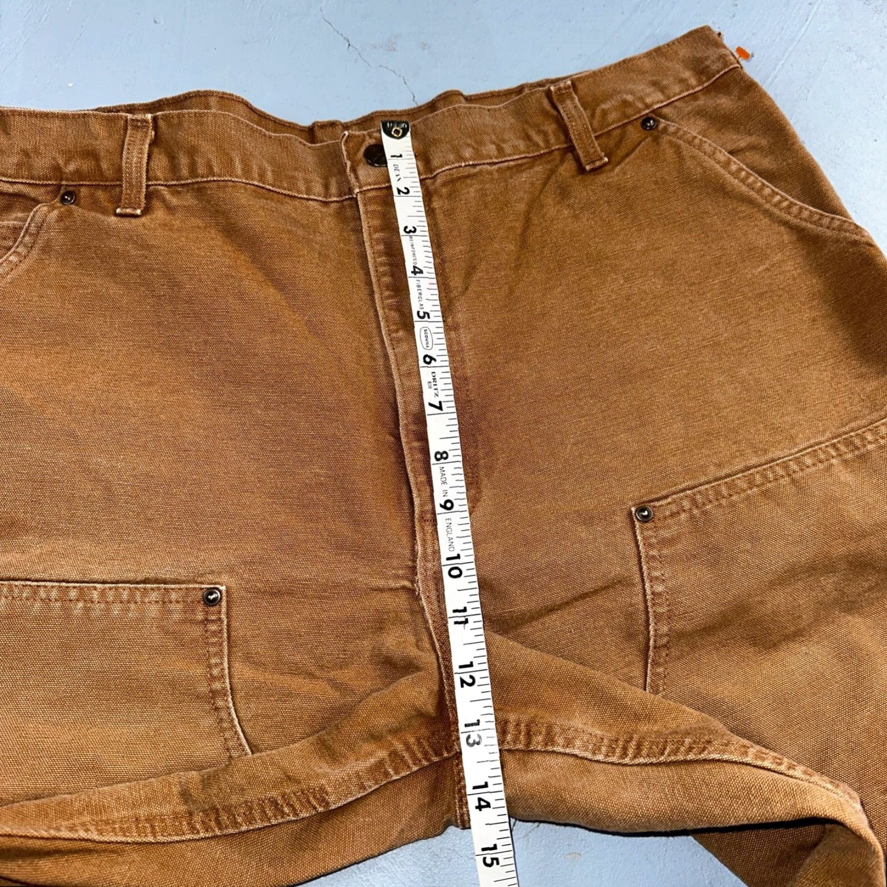 Carhartt VINTAGE Carhartt Pants Carpenter Double Knee Browns 40x30 Regular Brown 40 Mens Carhartt B01 BLK USA Size US 40 / EU 56 - 5 Thumbnail