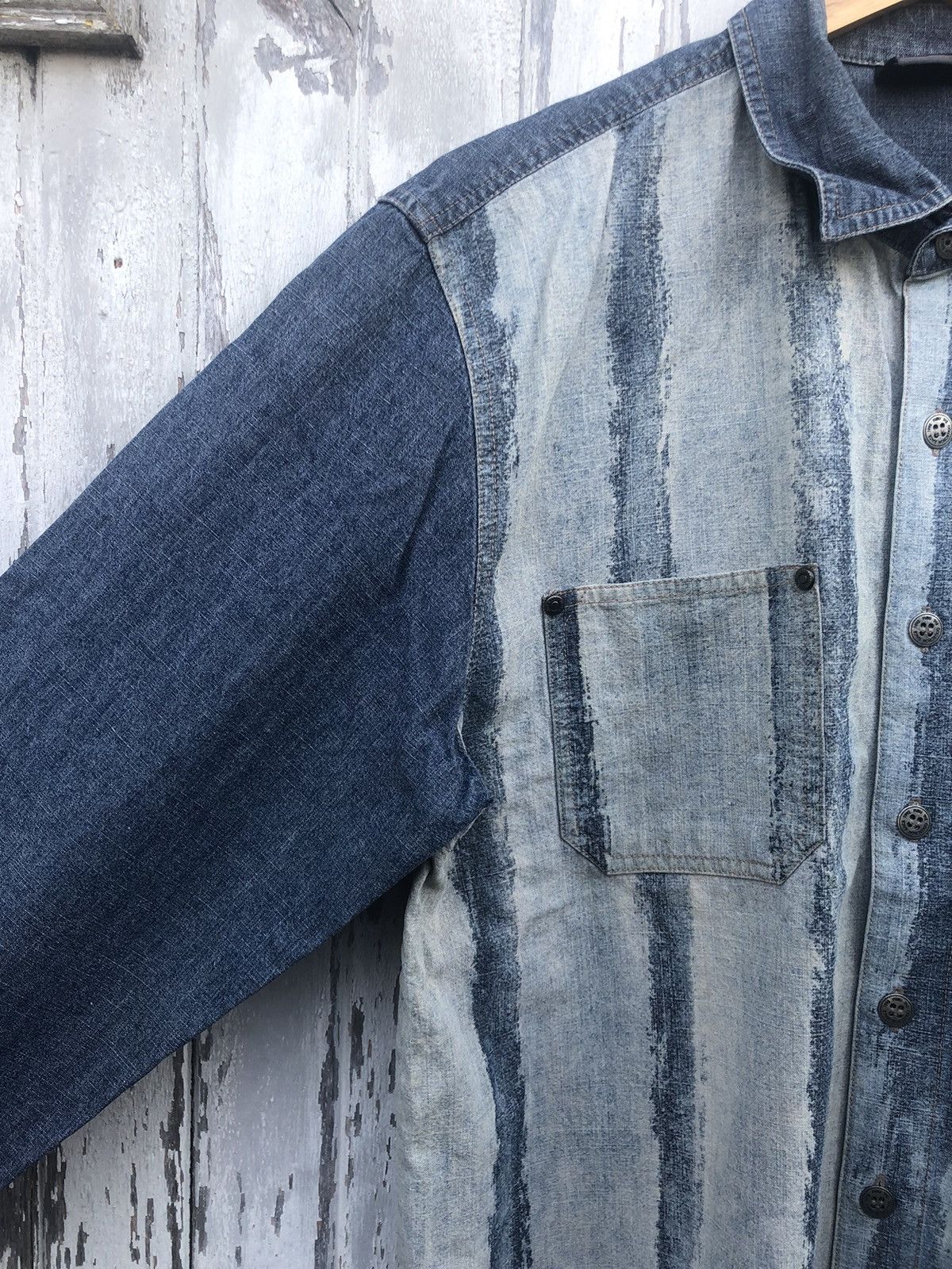Fubu × Vintage 🔥Vintage Y2K🔥Fubu Collection Denim Longsleeve Size US L / EU 52-54 / 3 - 10 Thumbnail