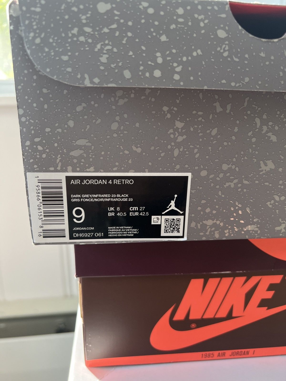Jordan Brand Jordan Retro 4 infrared Size US 9 / EU 42 - 25 Thumbnail