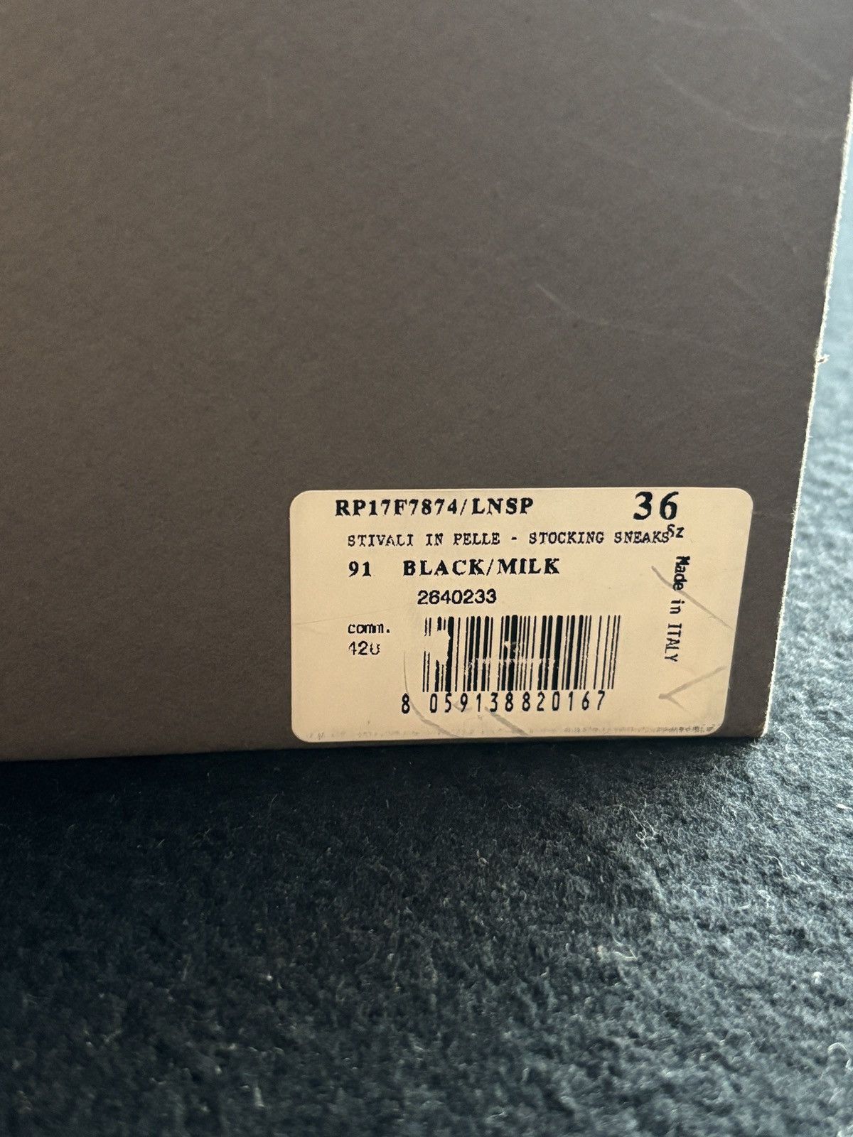 Rick Owens Rick Owens Stocking Sneakers IT36 Size US 6 / IT 36 - 13 Thumbnail