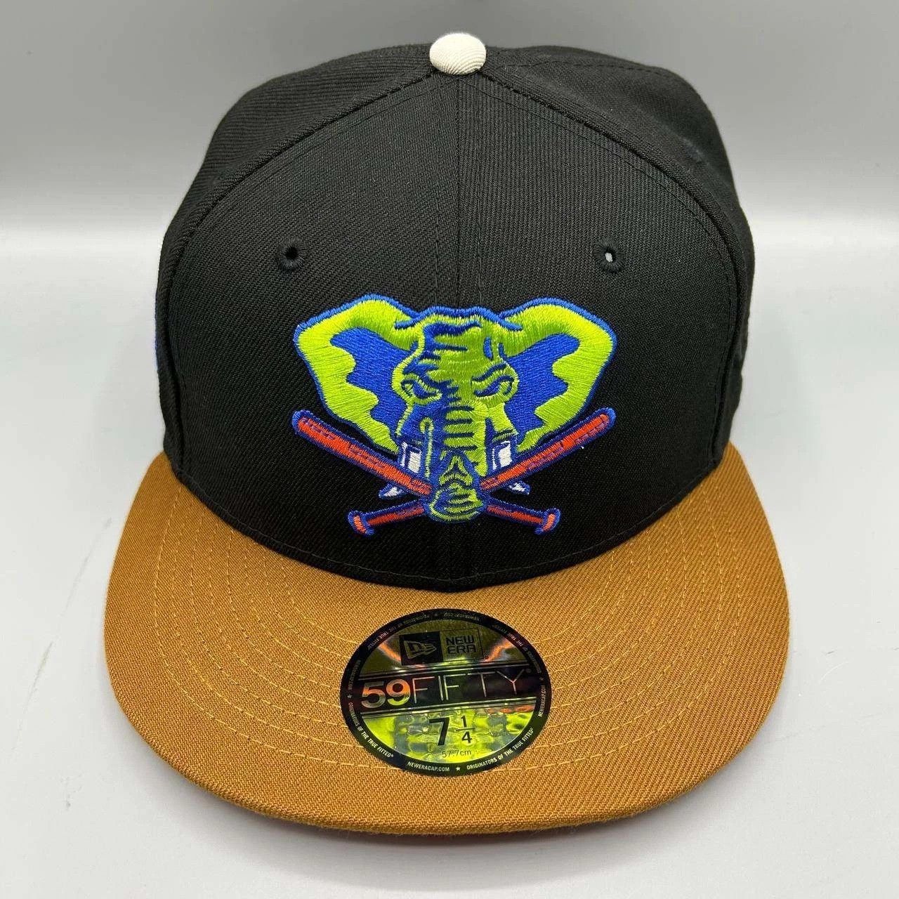 New Era Oakland Athletics Hat Men 7 1/4 Black Brown MLB Fitted Cap Size ONE SIZE - 2 Thumbnail