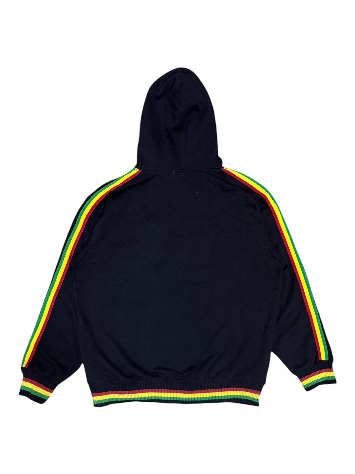 Bob Marley × Japanese Brand × Vintage Marijuana REGGAE embroidered 3 Lined Hoddie Size US L / EU 52-54 / 3 - 3 Thumbnail