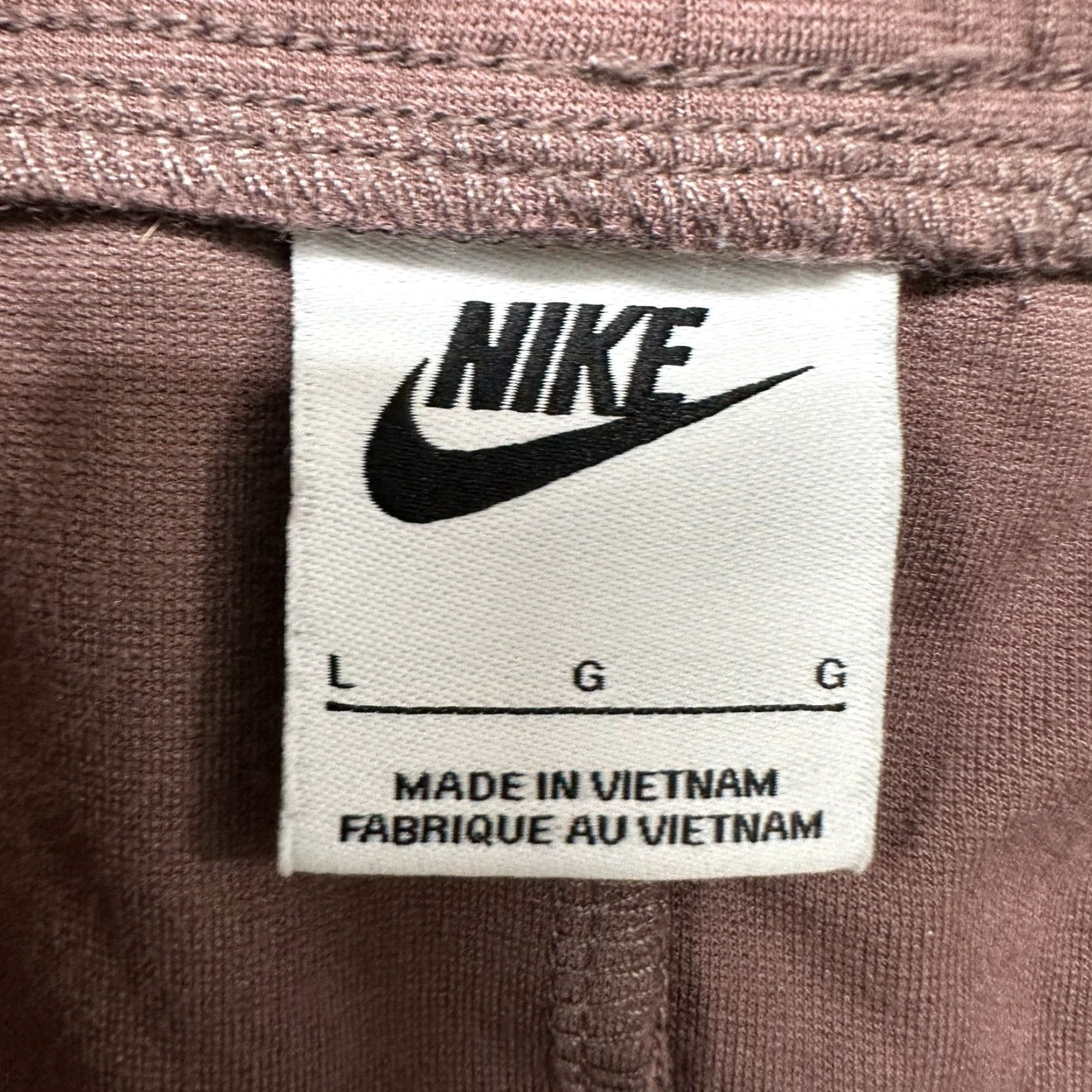 Nike Nike Pants Mens L Purple Jogger Sweat Fleece Drawstring Solid Logo Cross Training Gym & Running Nike Fleece Straight Leg Pediatric? Size US 33 - 5 Thumbnail