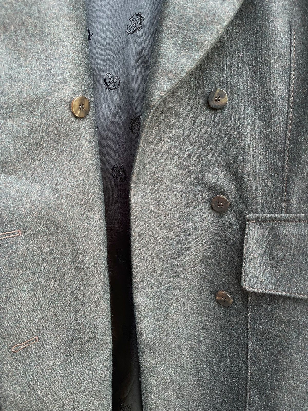 Chloe Chloe Double-Breasted Blazer – Cashmere Wool, Horn Buttons Size S / US 4 / IT 40 - 9 Thumbnail