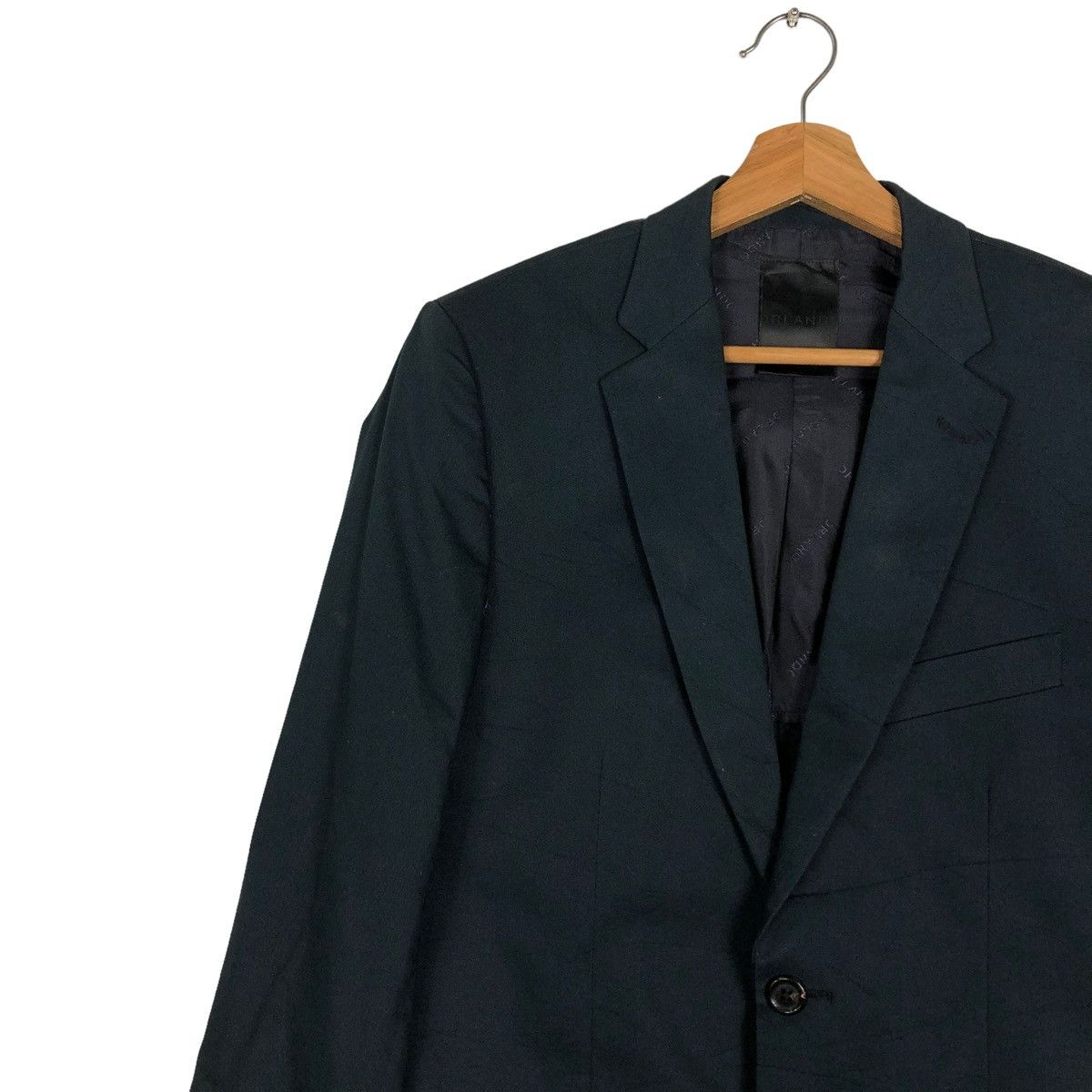 Japanese Brand 🔥RICH BLACK DOUBLE BREAST COATS JACKET ORLANDO ITALY Size US M / EU 48-50 / 2 - 5 Thumbnail