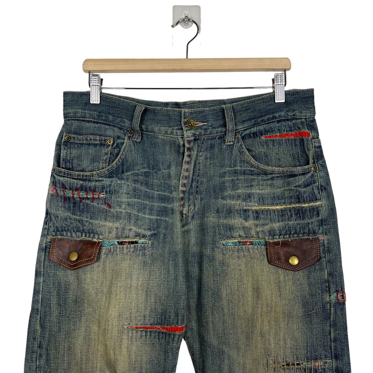 Japanese Brand 🔥 XTAHU GAPO NOK JEANS Size US 34 / EU 50 - 3 Thumbnail