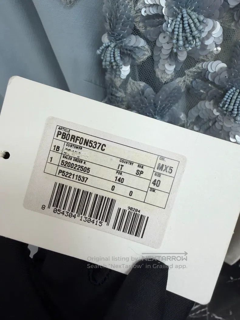 Valentino Valentino Light blue haute couture heavy industry Size M / US 6-8 / IT 42-44 - 4 Thumbnail
