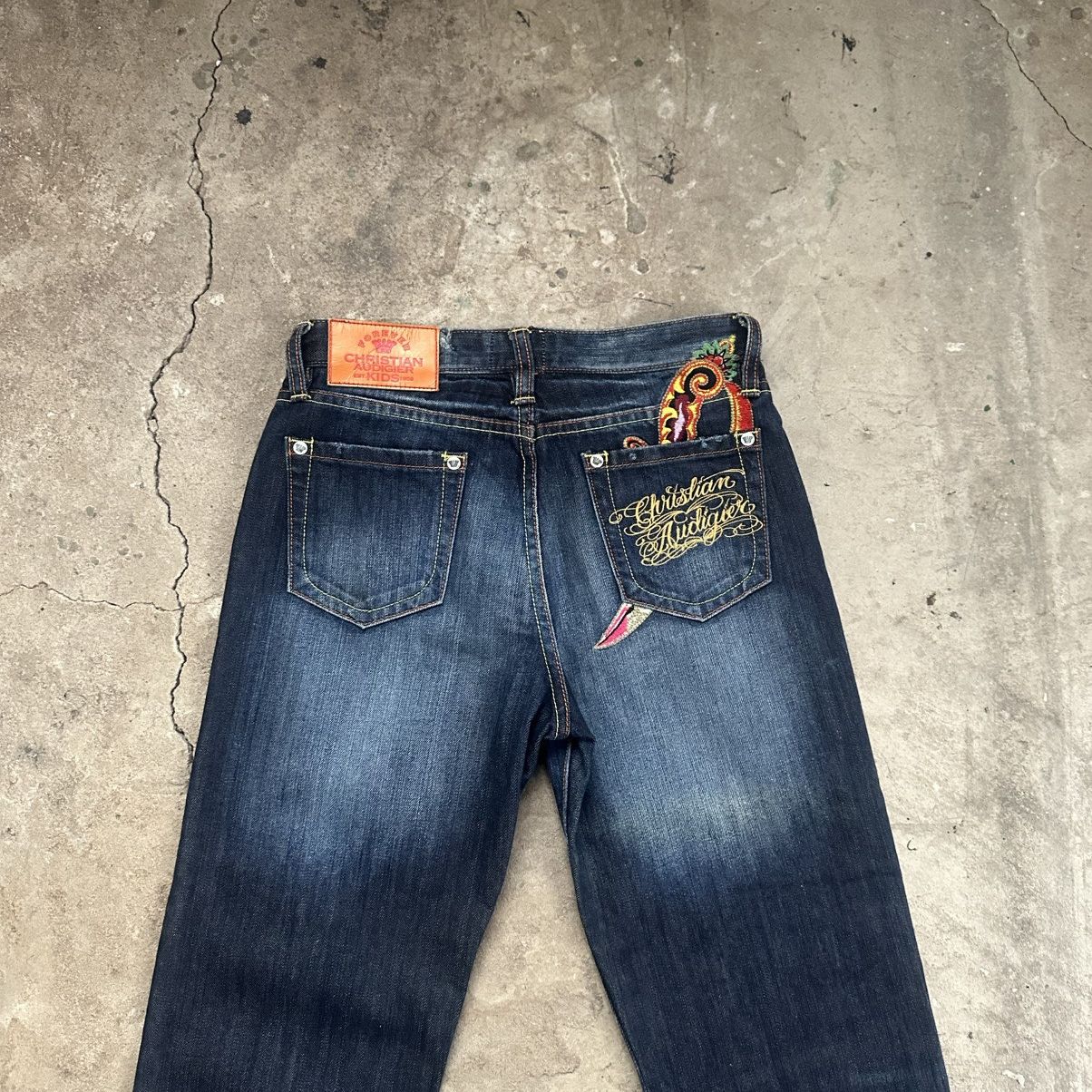 Ed Hardy Vintage 🐉 Ed Hardy by Christian Audigier jeans Size US 29 - 7 Thumbnail