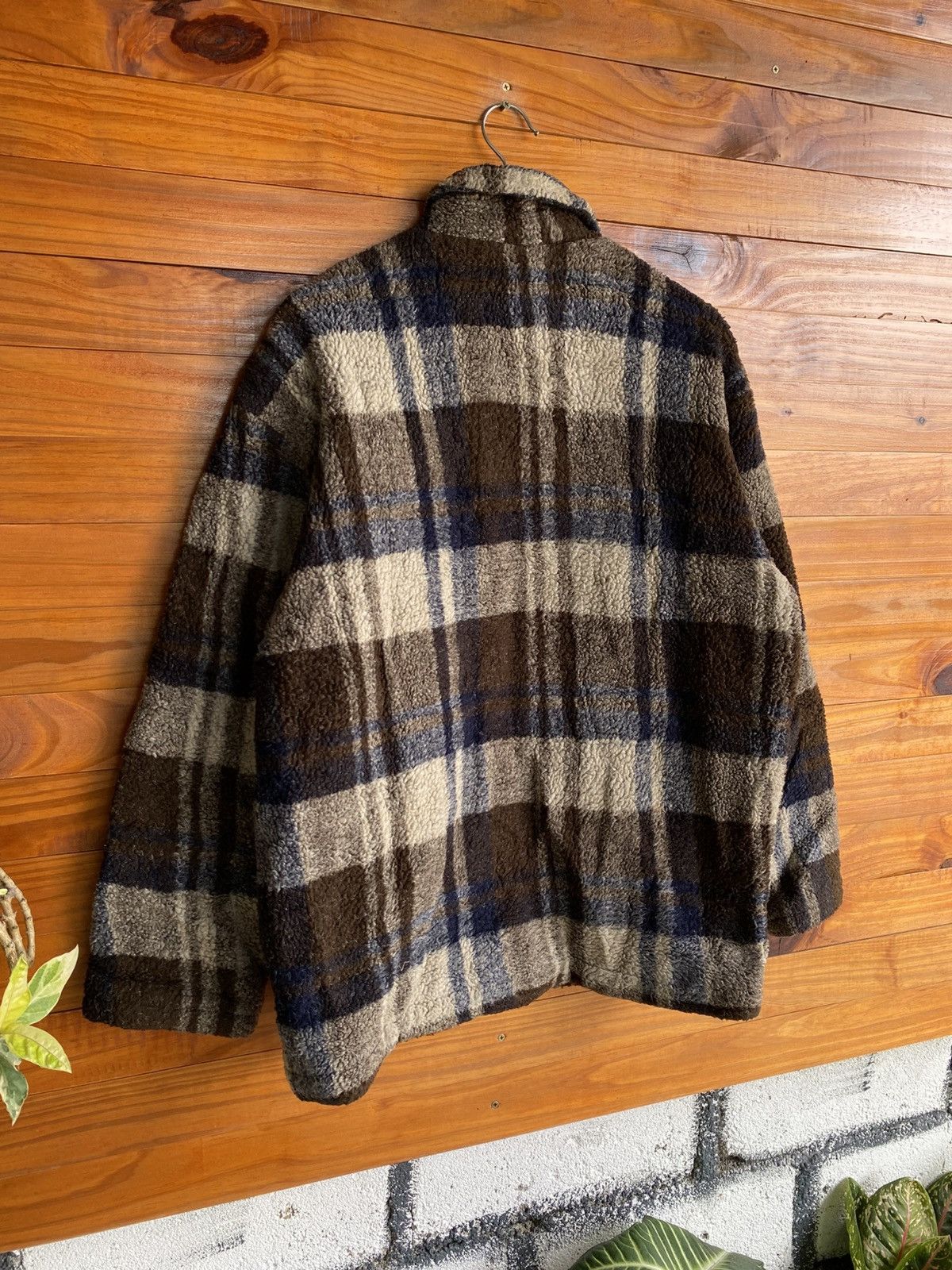 Helly Hansen Vintage **Helly Hansen Sea Gear Plaid Fleece Jacket Size US M / EU 48-50 / 2 - 13 Thumbnail