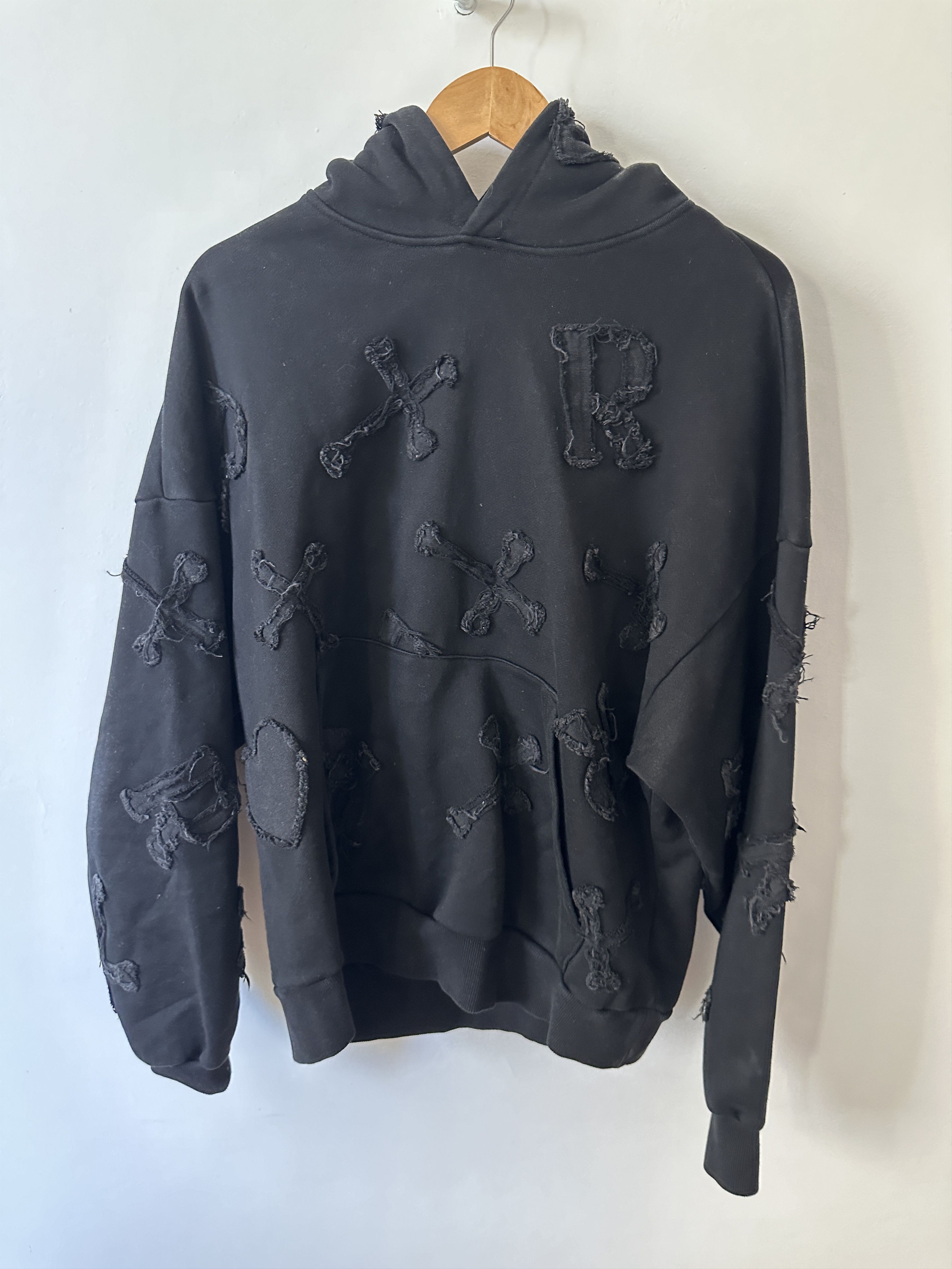 【RACER WORLDWIDE】ウォッシュド フラッグパーカー RACER WORLDWIDE】Distressed 2 Layer Hoodie（パーカー