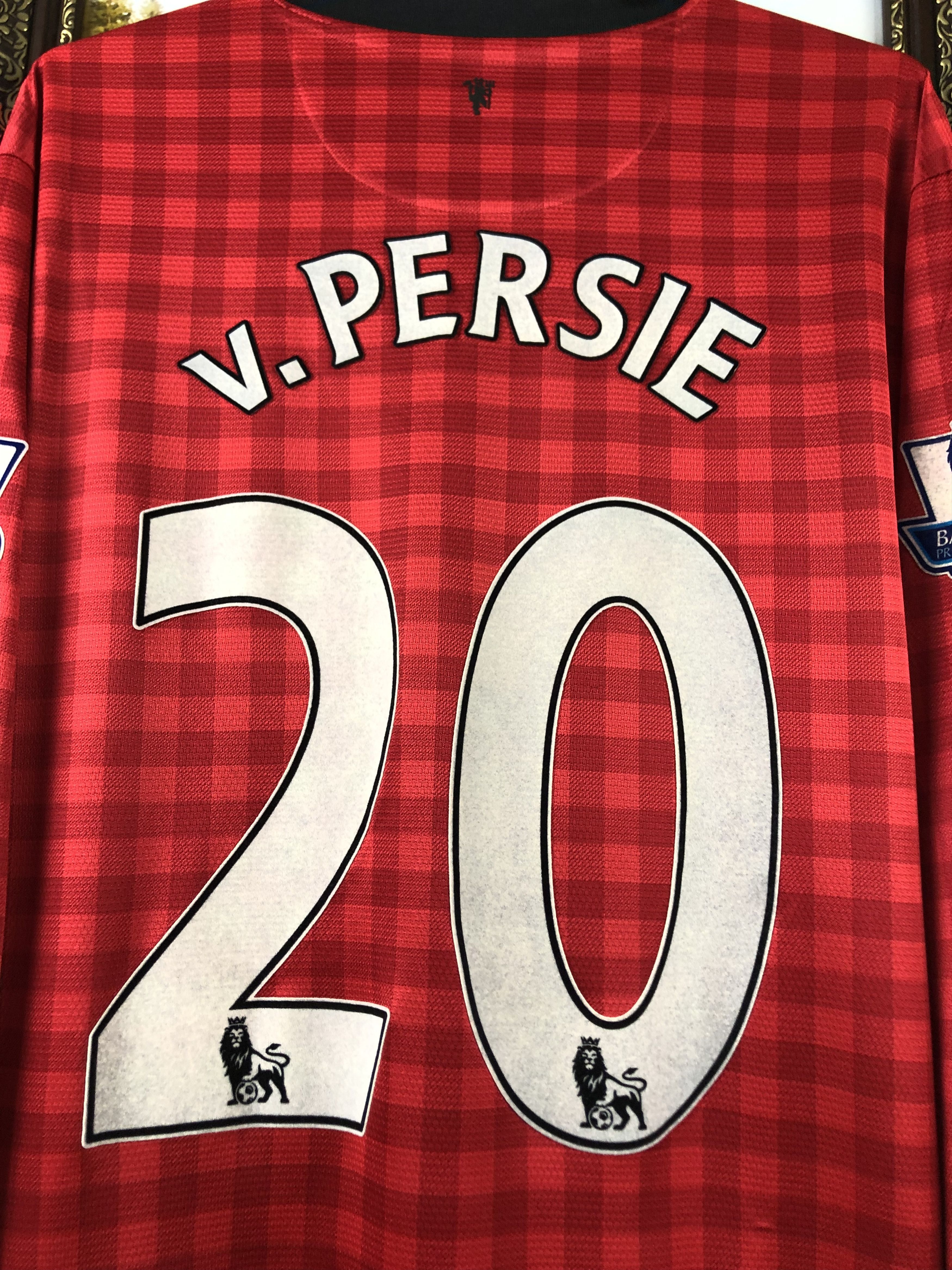 Nike Manchester United shirt 2012 Soccer #20 v. Persie Jersey Size US XL / EU 56 / 4 - 3 Thumbnail