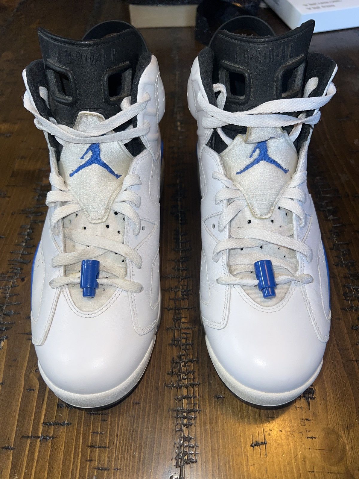 Jordan Brand × Nike SPORT BLUE AIR JORDAN 6 RETRO Size US 9.5 / EU 42-43 - 3 Thumbnail