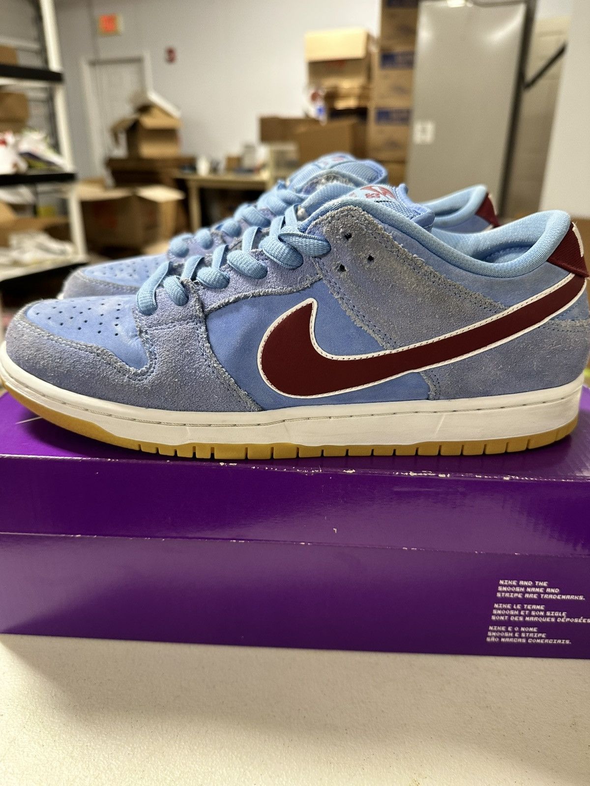 Nike Nike dunk low philadelphia phillies Size US 10 / EU 43 - 1 Thumbnail