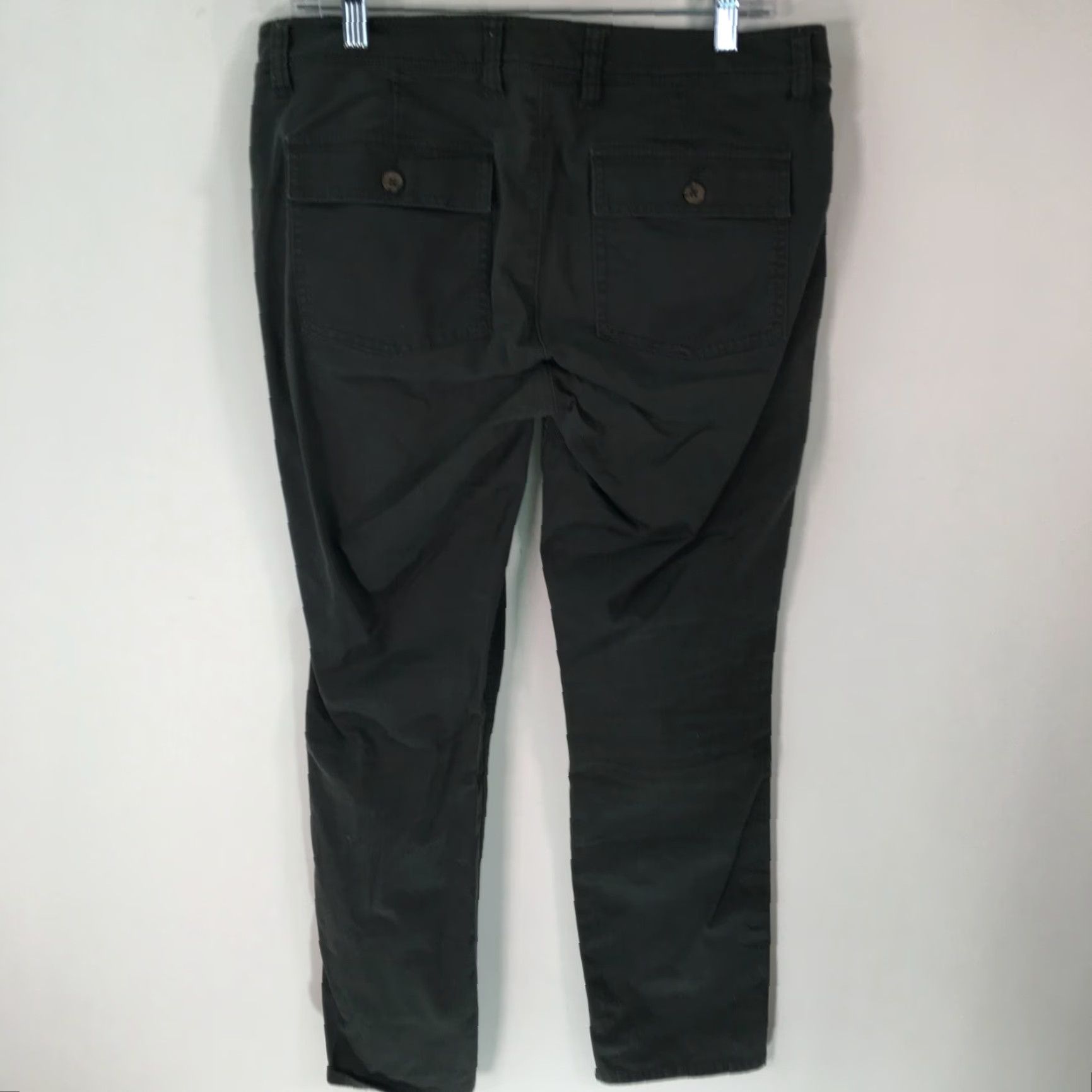 J.Crew VINTAGE J.CREW Pants Skinny Black 8 Womens Flat Front Stretch Casual Black Size 8 Size 24" / US 00 / IT 34 - 2 Thumbnail