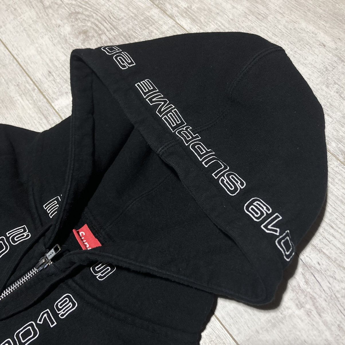 Supreme SUPREME TOPLINE ZIP UP SWEATSHIRT 2019 HOODIE BLACK Size US M / EU 48-50 / 2 - 5 Thumbnail