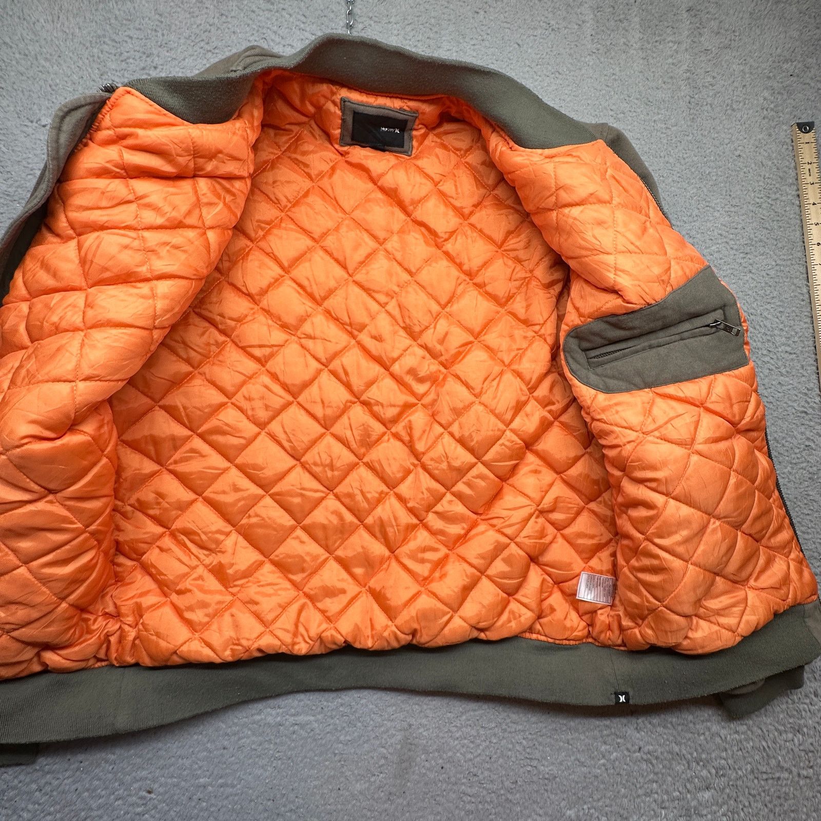 Hurley Hurley Bomber Jacket Mens XL Quilted Lined MFT641MV Size US XL / EU 56 / 4 - 9 Thumbnail