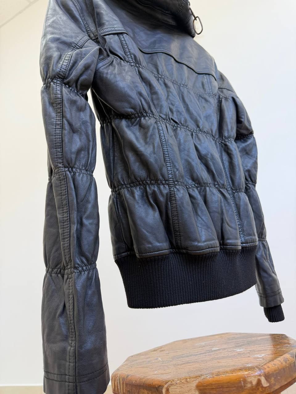 Japanese Brand Avant-Garde Hysteric Glamour Style Leather Fur Jacket Size US M / EU 48-50 / 2 - 10 Thumbnail