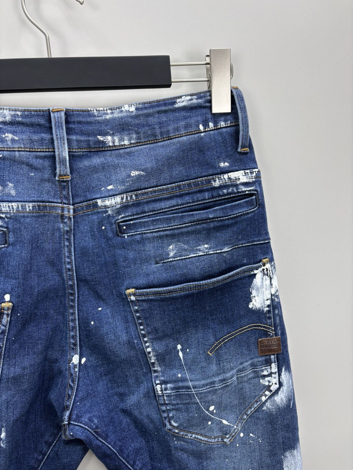 G-Star Mens jeans G Star Raw D Staq Size 28 Color Blue Size US 28 / EU 44 - 8 Thumbnail