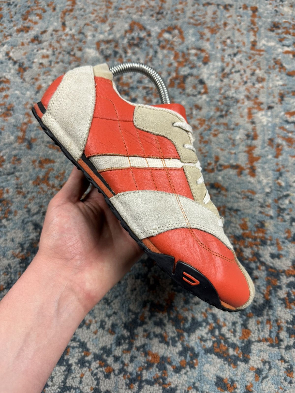 Diesel × Vintage Vintage 2000s Diesel low profile leather suede sneakers Size US 8 / IT 38 - 9 Thumbnail
