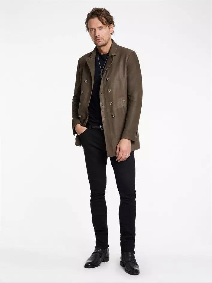 John Varvatos Cut-Away Double Breasted Coat. Size EU 46 USA 36. Size US S / EU 44-46 / 1 - 14 Thumbnail