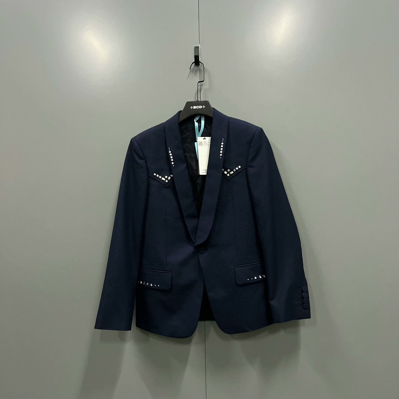 Gucci Gucci 23 Crystal Embroidered Wool Twill Jacket Size US S / EU 44-46 / 1 - 1 Thumbnail