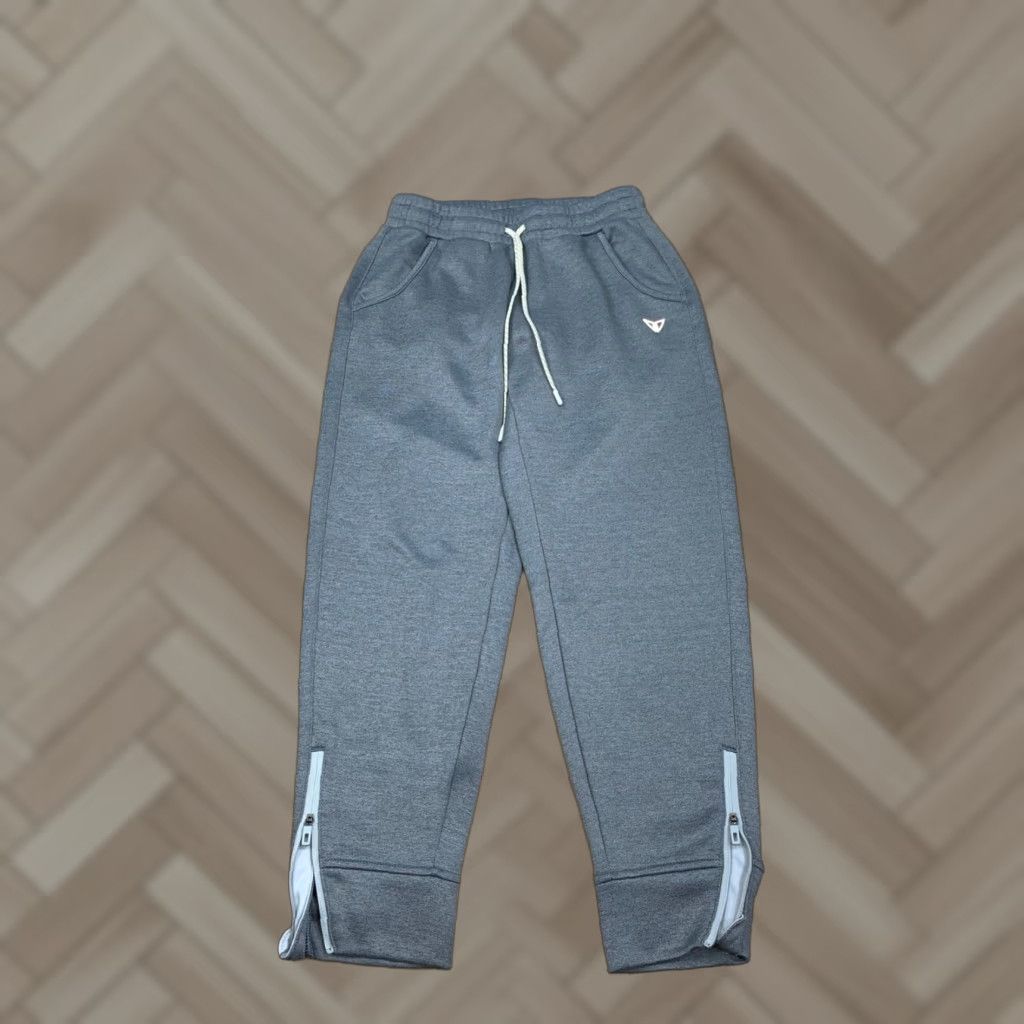 Vintage Korsa Womens Gray Joggers Size S Ankle Zipper Casual Activewear Pants #4463 Size 28" / US 6 / IT 42 - 1 Thumbnail