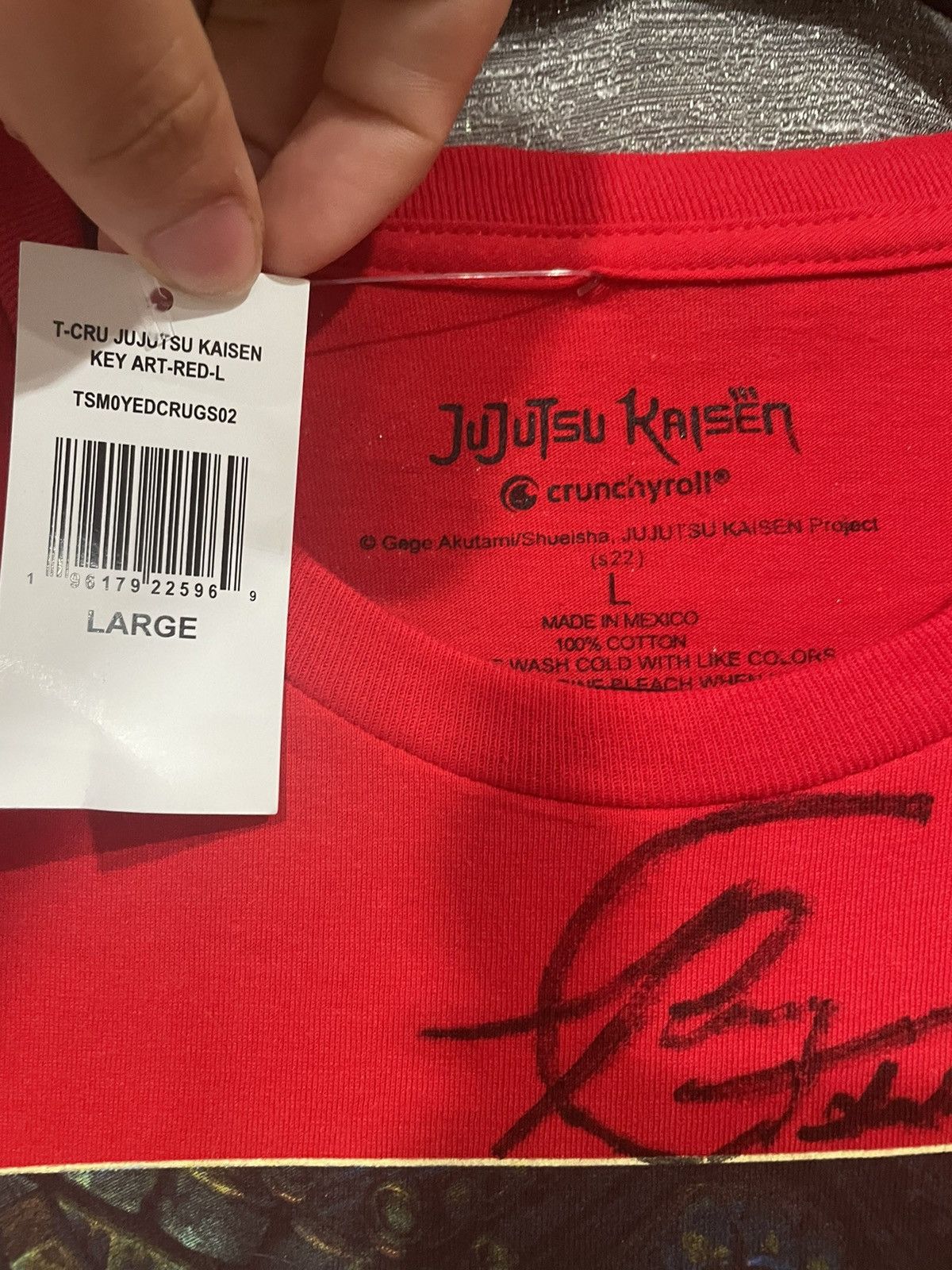 Vintage 2x Autographed Jujutsu Kasin tee Size US L / EU 52-54 / 3 - 6 Thumbnail