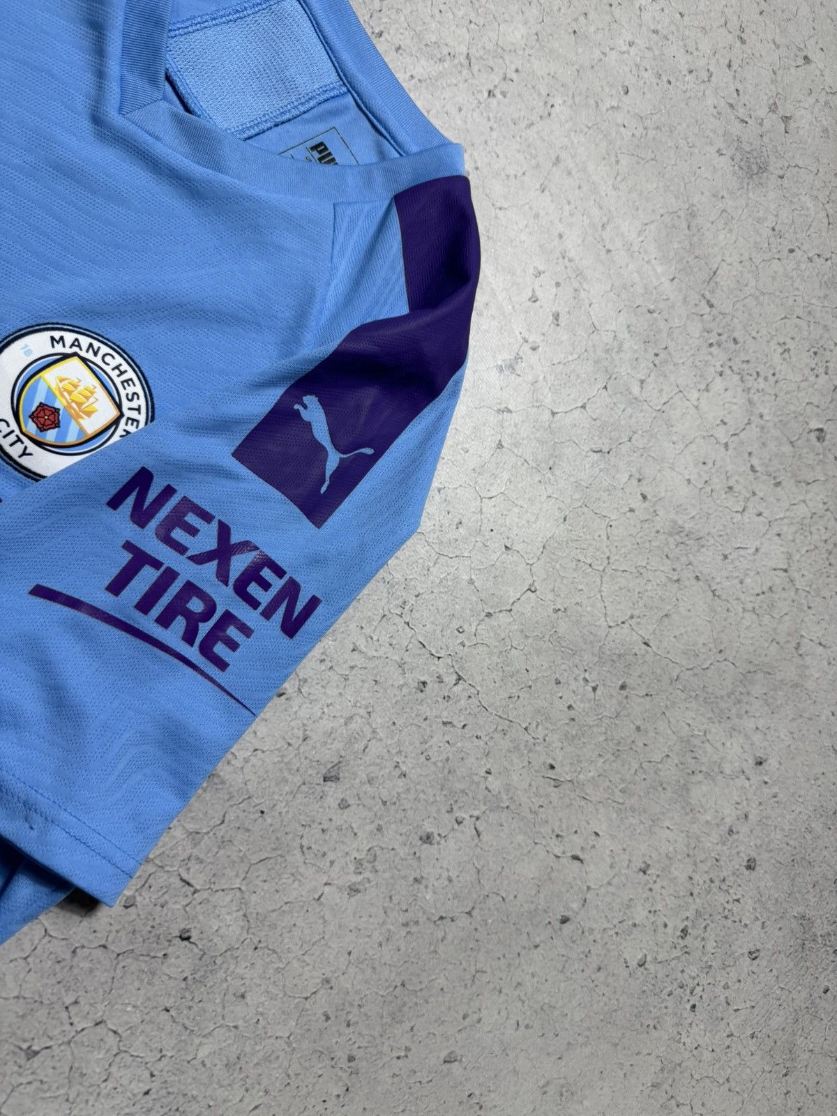 Puma Puma FC Manchester City Vintage Football Soccer Jersey Size US L / EU 52-54 / 3 - 10 Thumbnail