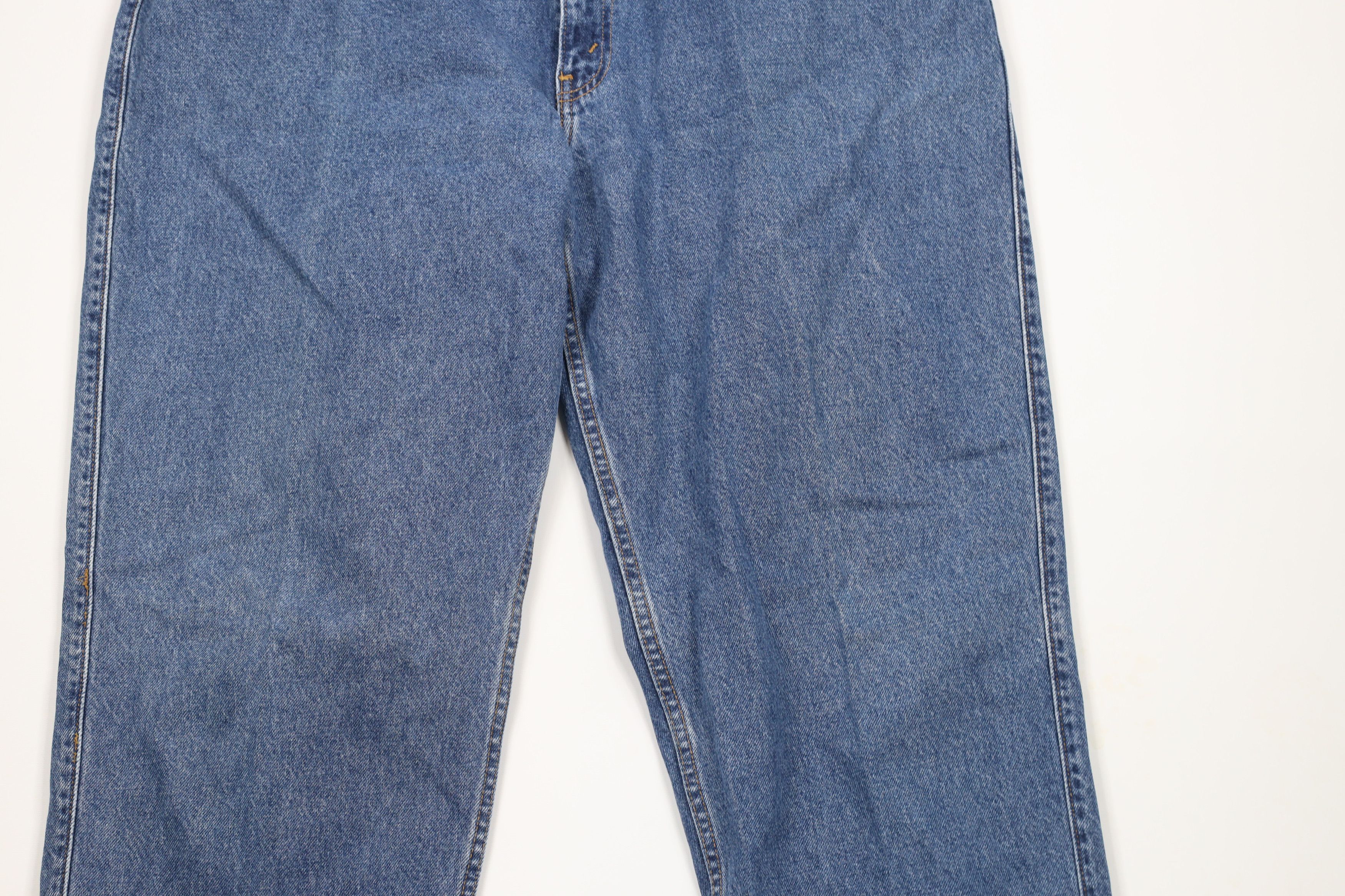 Levi's × Vintage Vintage 90s Levis 545 Loose Fit Denim Jeans Blue Cotton Size US 38 / EU 54 - 3 Thumbnail