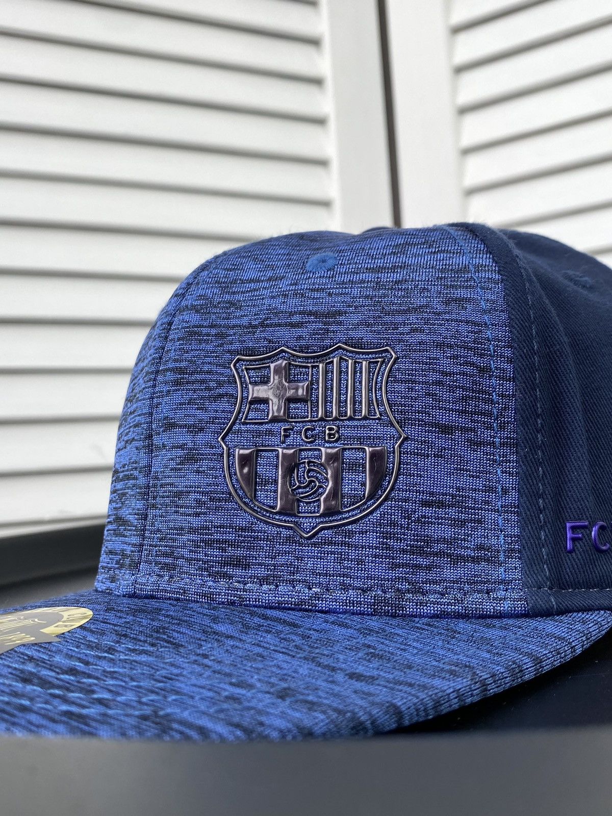 Nike Officially Licensed FCB FC Barcelona Snapback Blue Cap Hat Size ONE SIZE - 4 Thumbnail