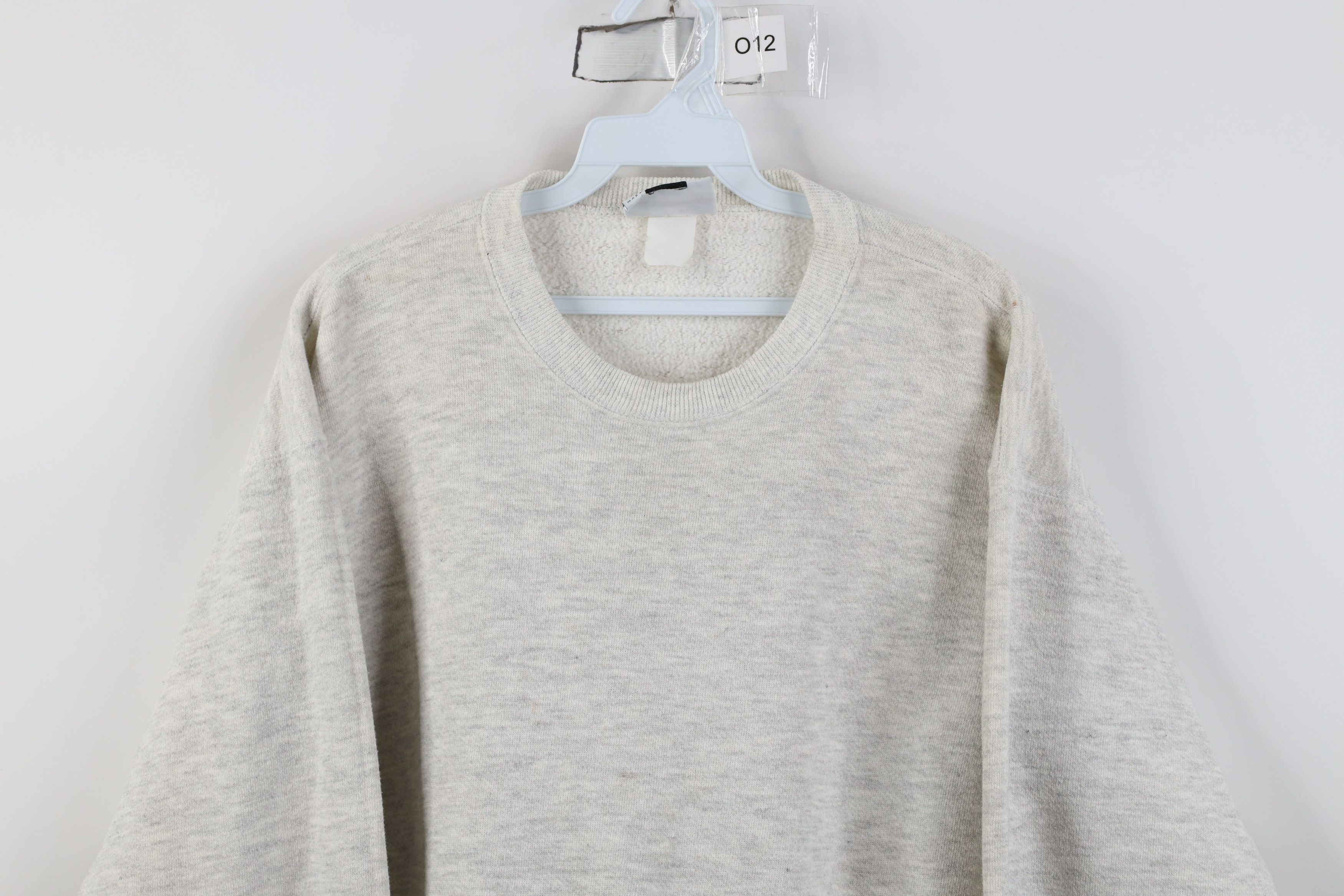 Vintage Vintage 90s Streetwear Sweatshirt Heather Gray USA Size M / US 6-8 / IT 42-44 - 2 Thumbnail