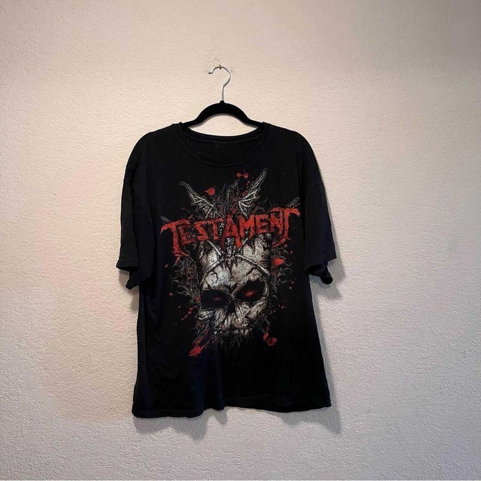 Other Testament American Carnage 2010 Black Graphic Band T-Shirt Size ONE SIZE - 2 Thumbnail