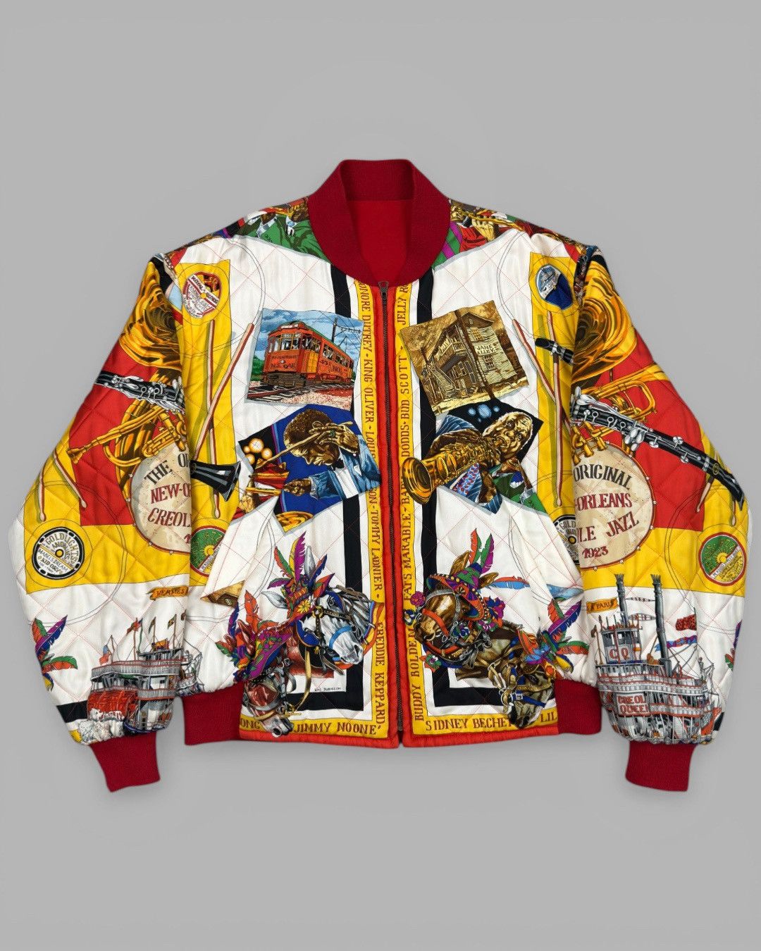 Hermes 1996-1997 Hermès «The Original New-Orleans Jazz 1923” Size US L / EU 52-54 / 3 - 1 Thumbnail