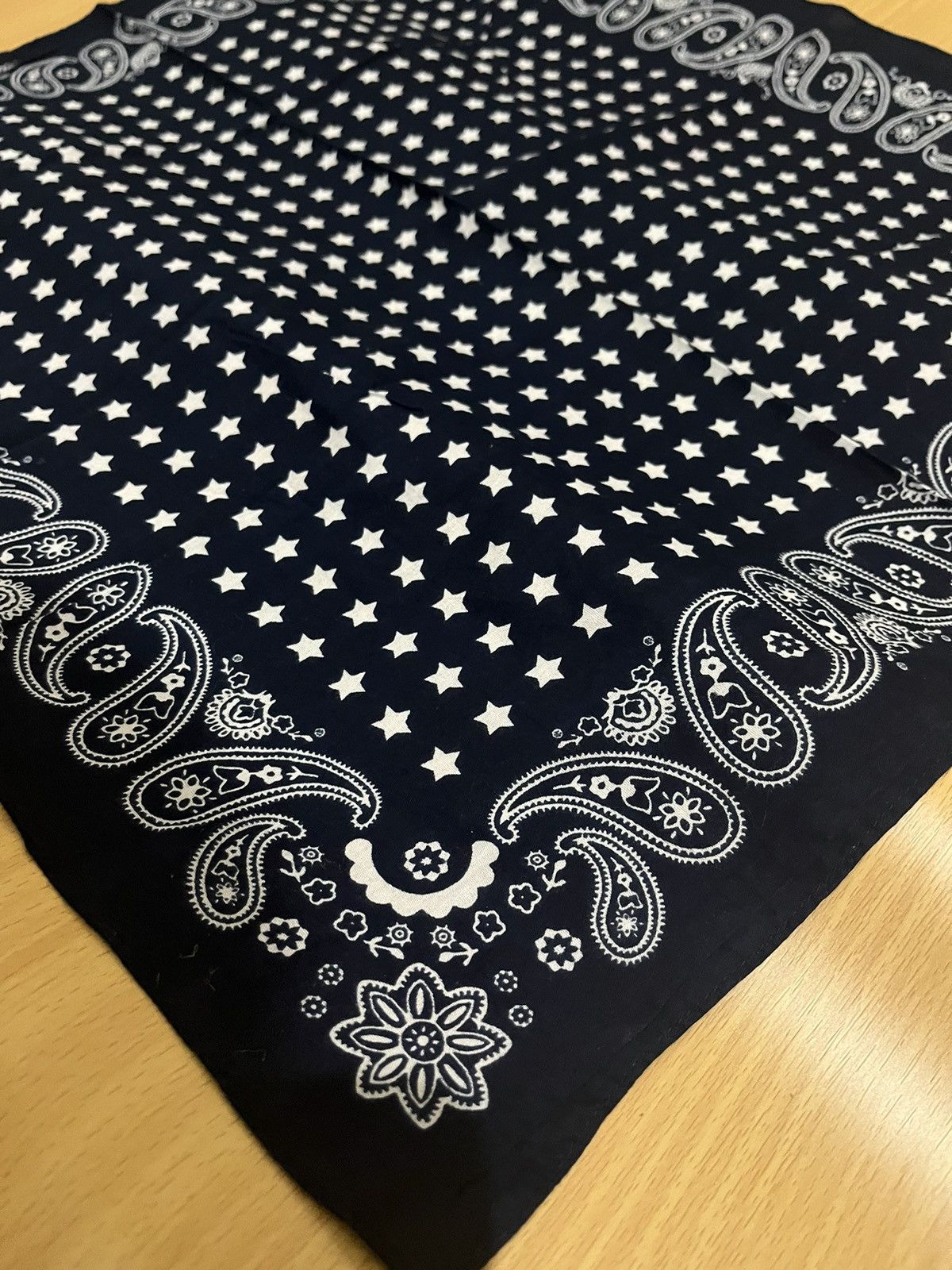 Japanese Brand Blue Navy Bandana Vintage Size ONE SIZE - 5 Thumbnail