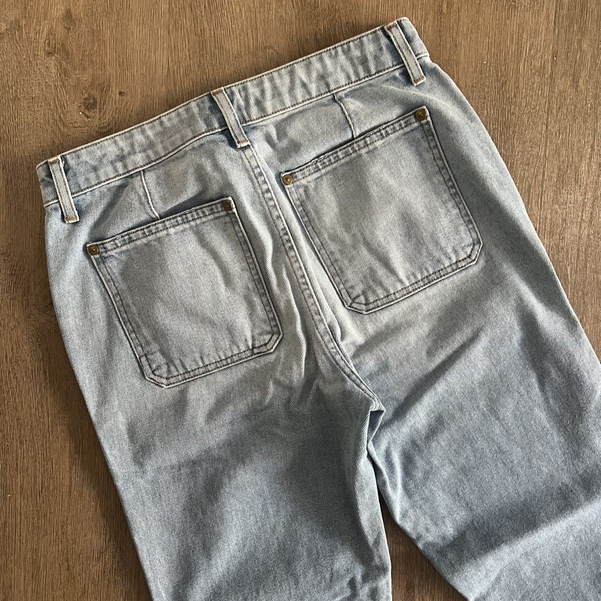 KHAITE Khaite Rachel Patch Pocket Cropped Flare Jeans Size 28" / US 6 / IT 42 - 6 Thumbnail
