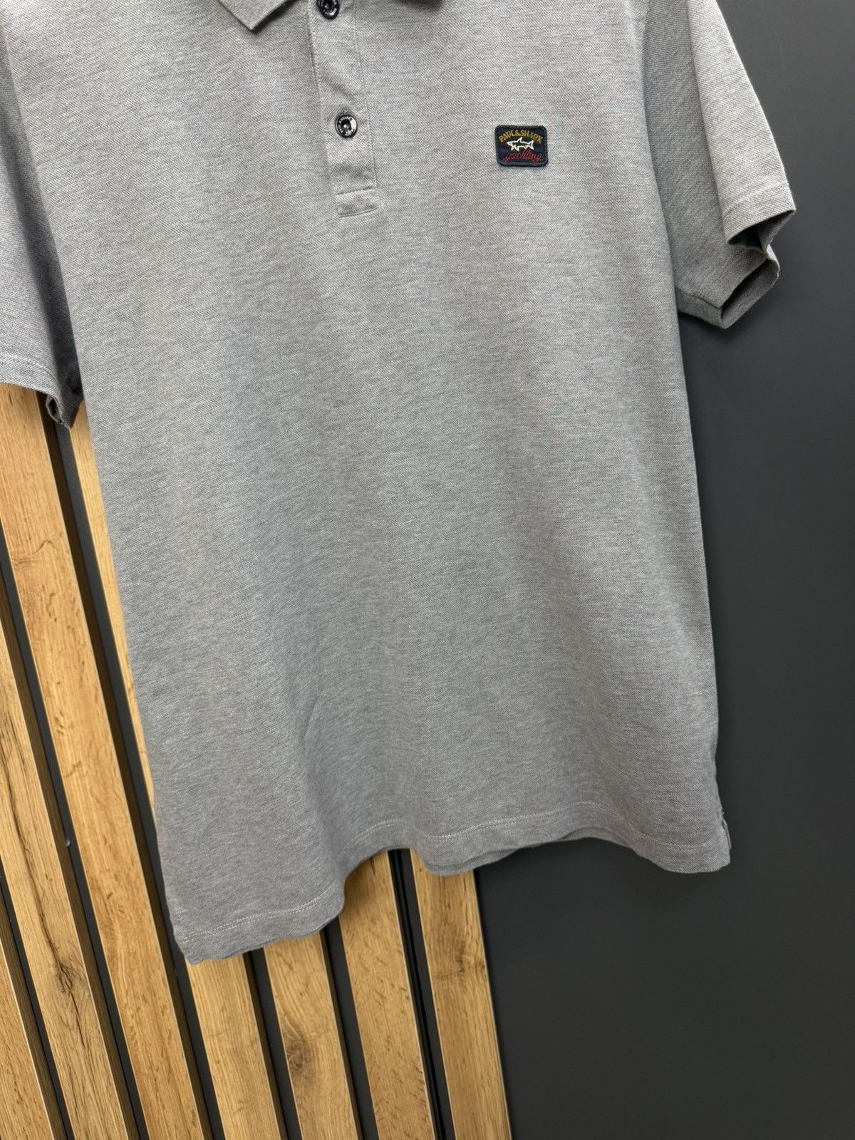 Paul & Shark Paul & Shark Yachting Polo Shirt Grey Cotton Size L Size US L / EU 52-54 / 3 - 6 Thumbnail