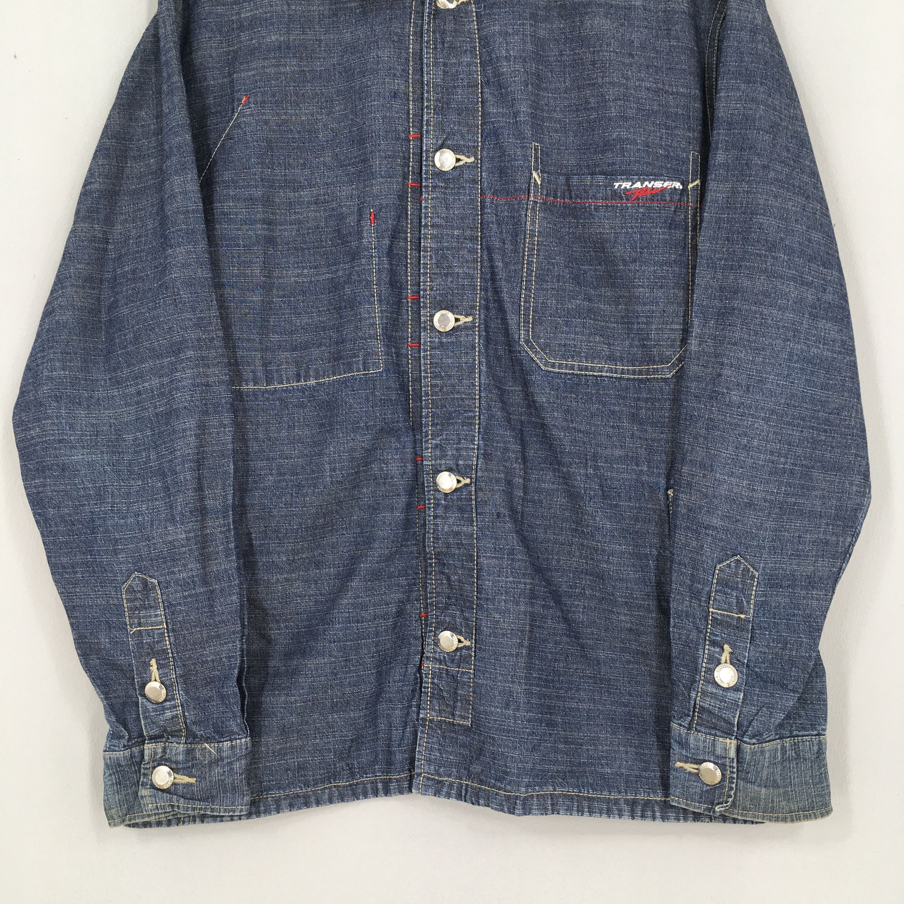 Vintage Vintage Transer Denim Workwear Union Made Jacket Medium Size US M / EU 48-50 / 2 - 3 Thumbnail
