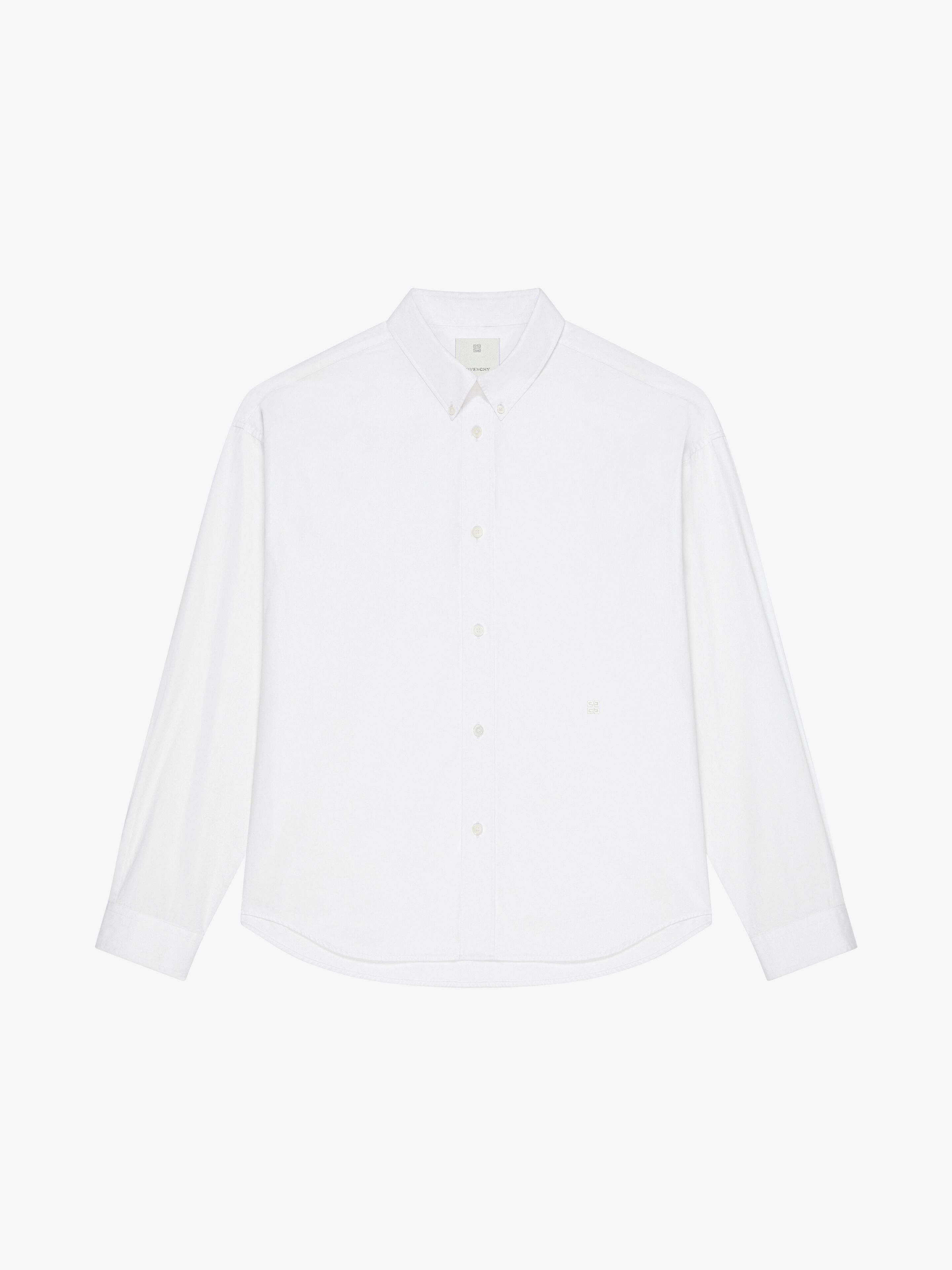 Givenchy o1w1db10925 Long Sleeve Shirt Without Pocket in White Size US XL / EU 56 / 4 - 1 Thumbnail