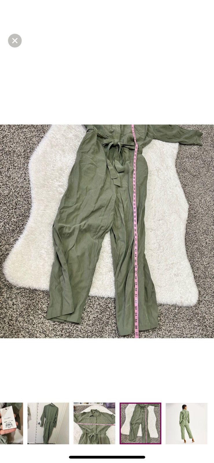 Nine West Nine West XL long sleeve utility jumpsuit Size 36" / US 14 / IT 50 - 10 Thumbnail